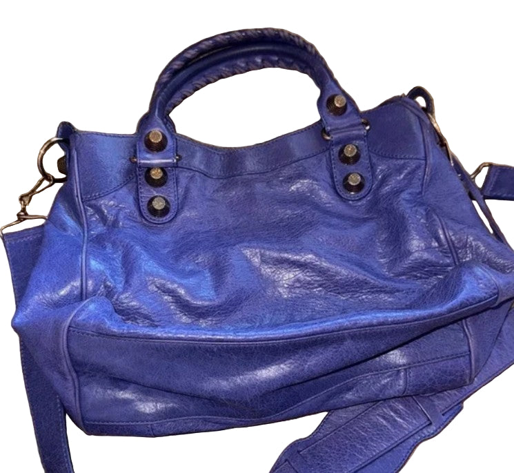 Balenciaga Agneau Giant 21 City Bleu Lavande (Purple)