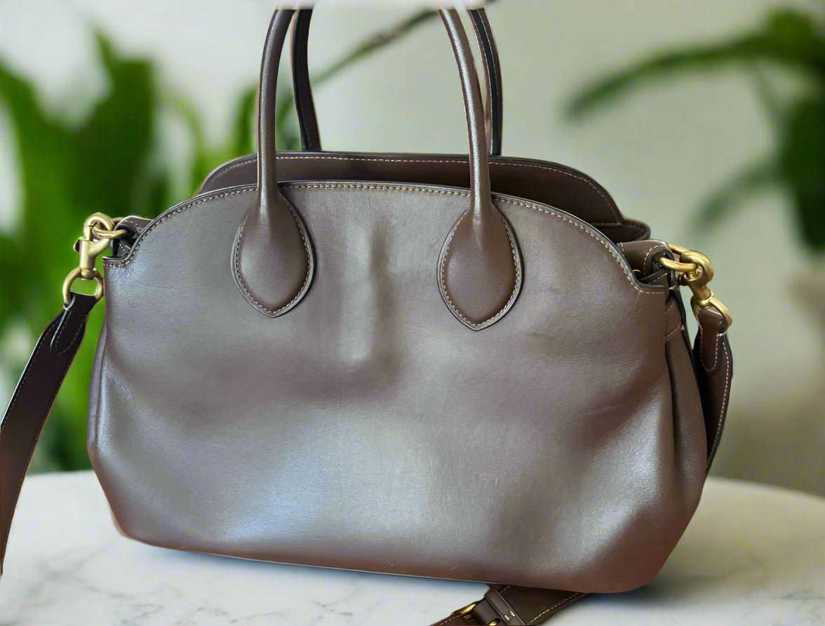 Coach Empire 35 Satchel Dark Brown