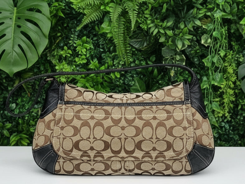 PREVIEW - DROP NEXT TIKTOK LIVE - Coach Y2K Signature Canvas Baguette Shoulder Bag