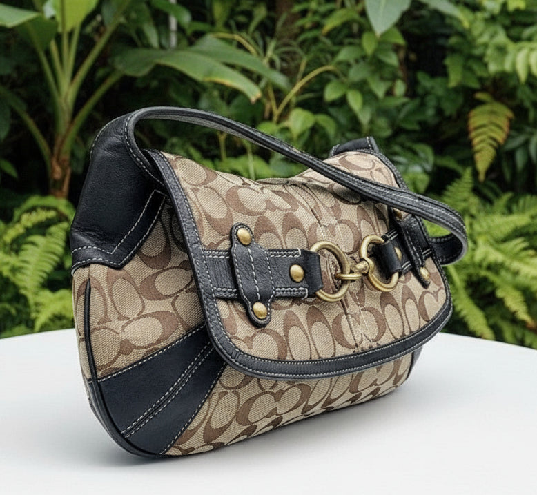 PREVIEW - DROP NEXT TIKTOK LIVE - Coach Y2K Signature Canvas Baguette Shoulder Bag