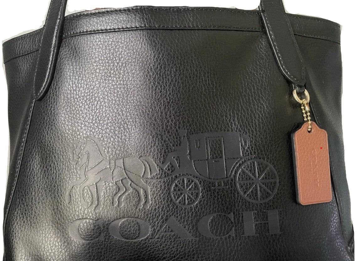 PREVIEW - DROP NEXT TIKTOK LIVE - Coach Horse & Carriage Embossed Leather Tote