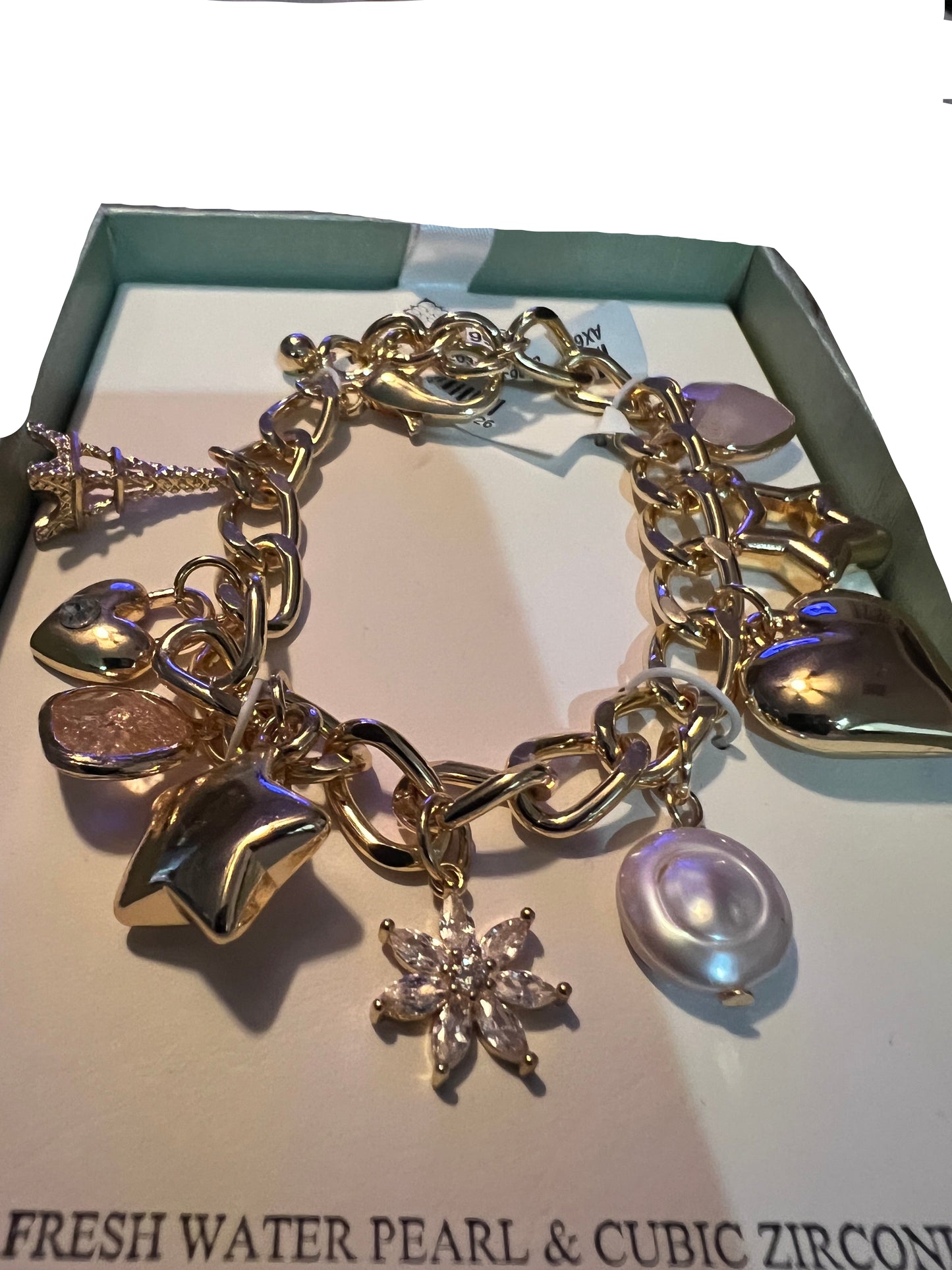 Atterri Gold Charm Bracelet