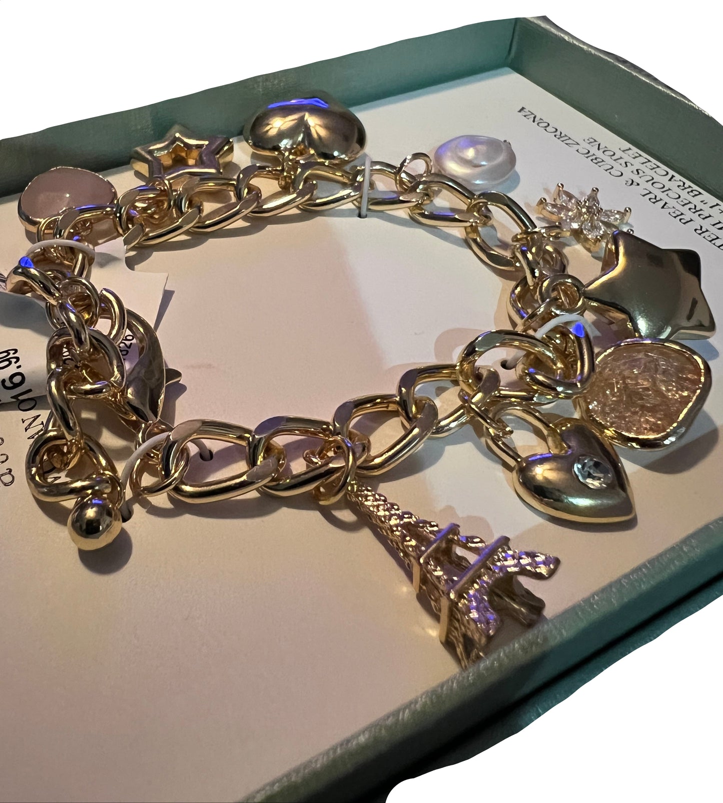 Atterri Gold Charm Bracelet
