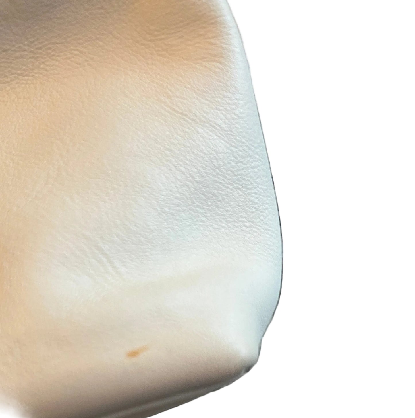 Coach Mini Y2K White Leather Green Stripes