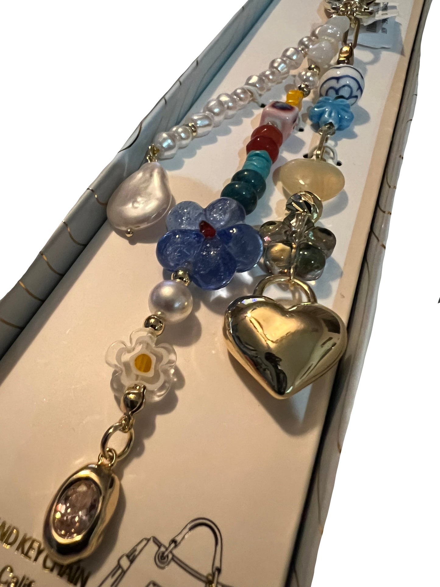 Eye Candy Blue Bag Charm