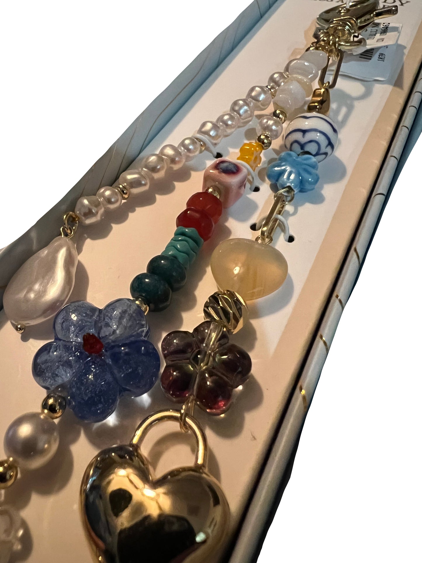 Eye Candy Blue Bag Charm