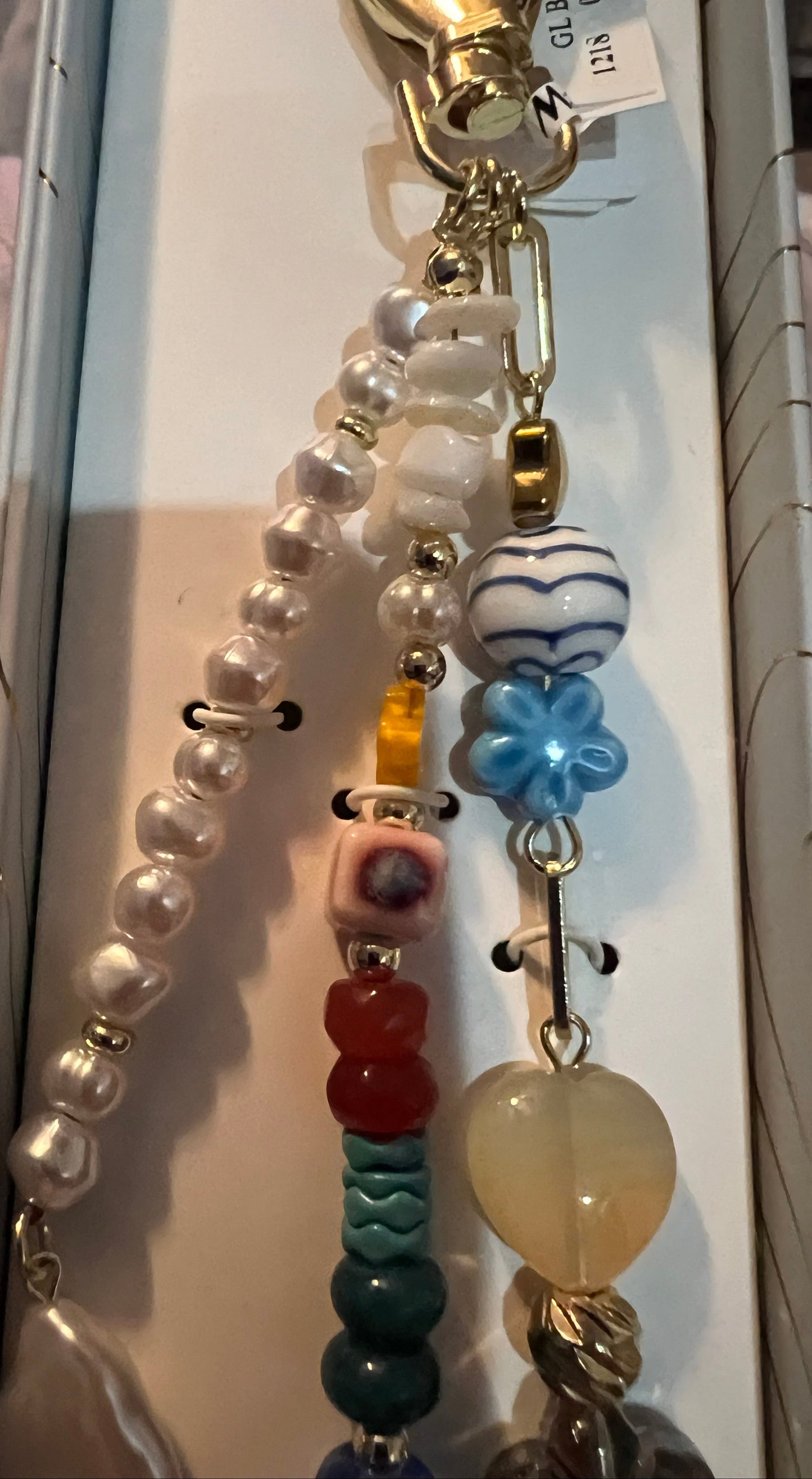 Eye Candy Blue Bag Charm