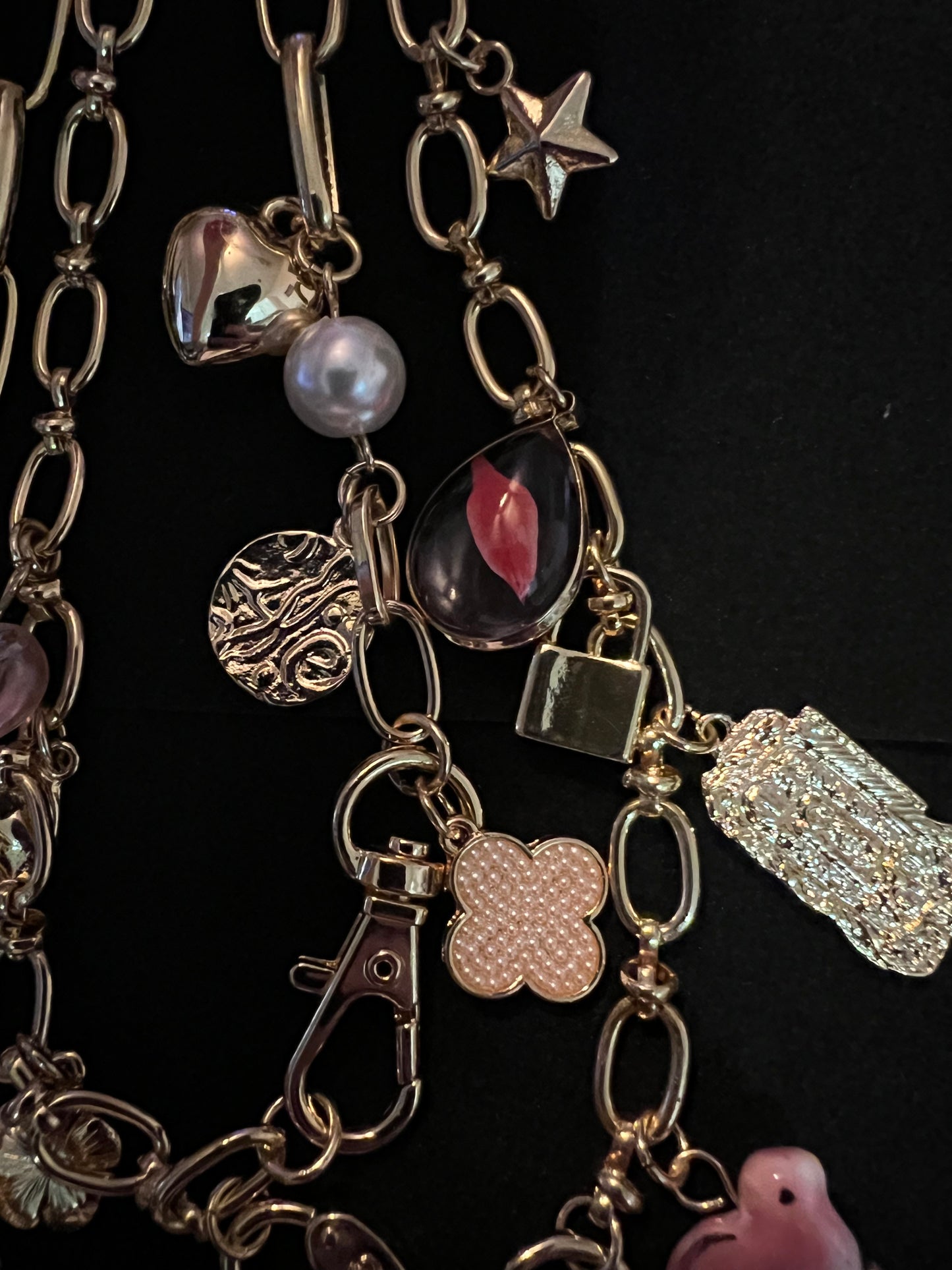Atterri Double Strand Charm Necklace