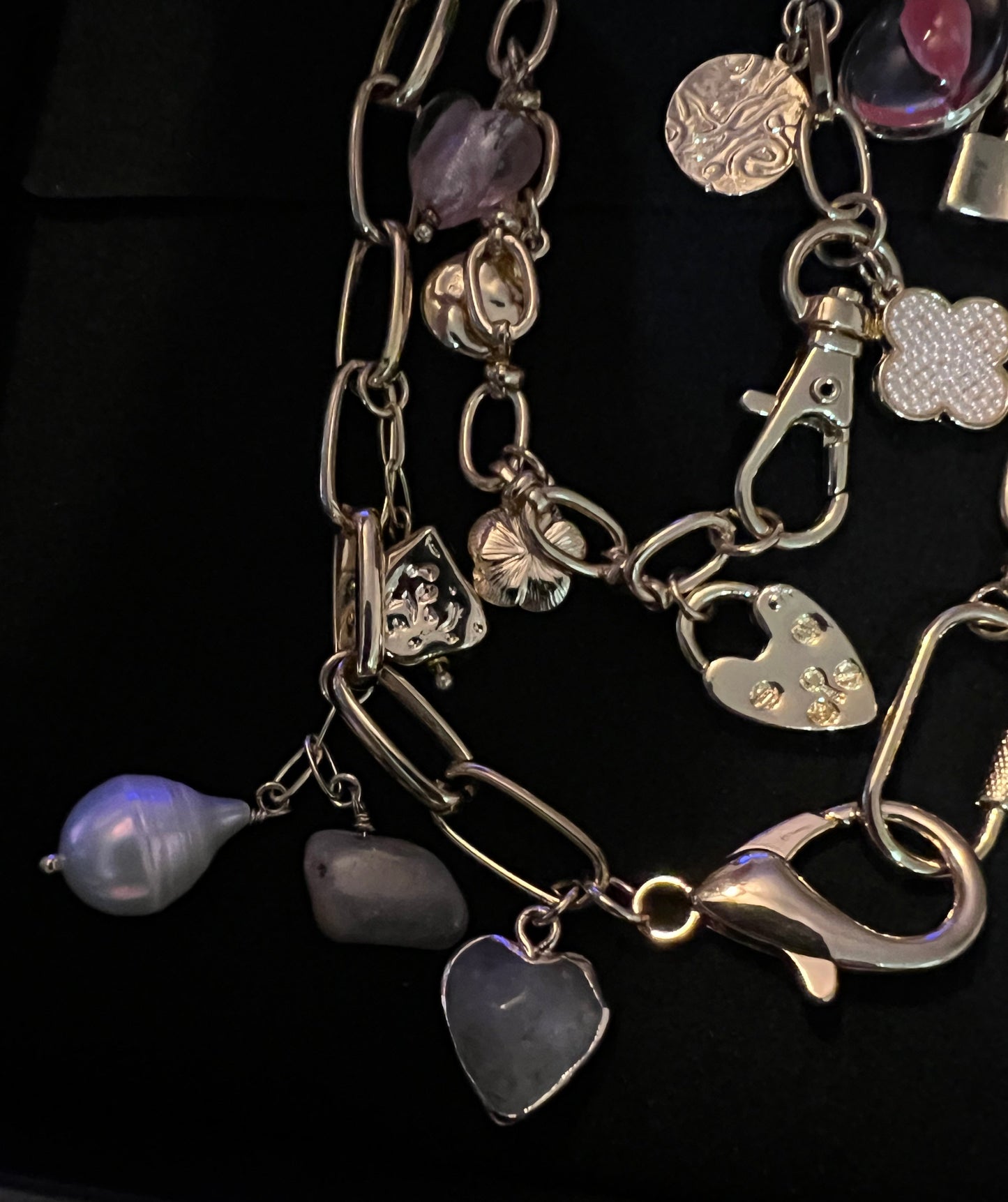 Atterri Double Strand Charm Necklace