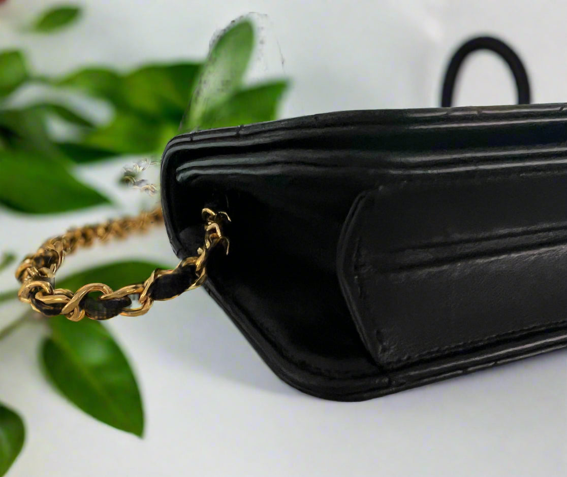 Chanel Vintage Small Single Flap - Navy