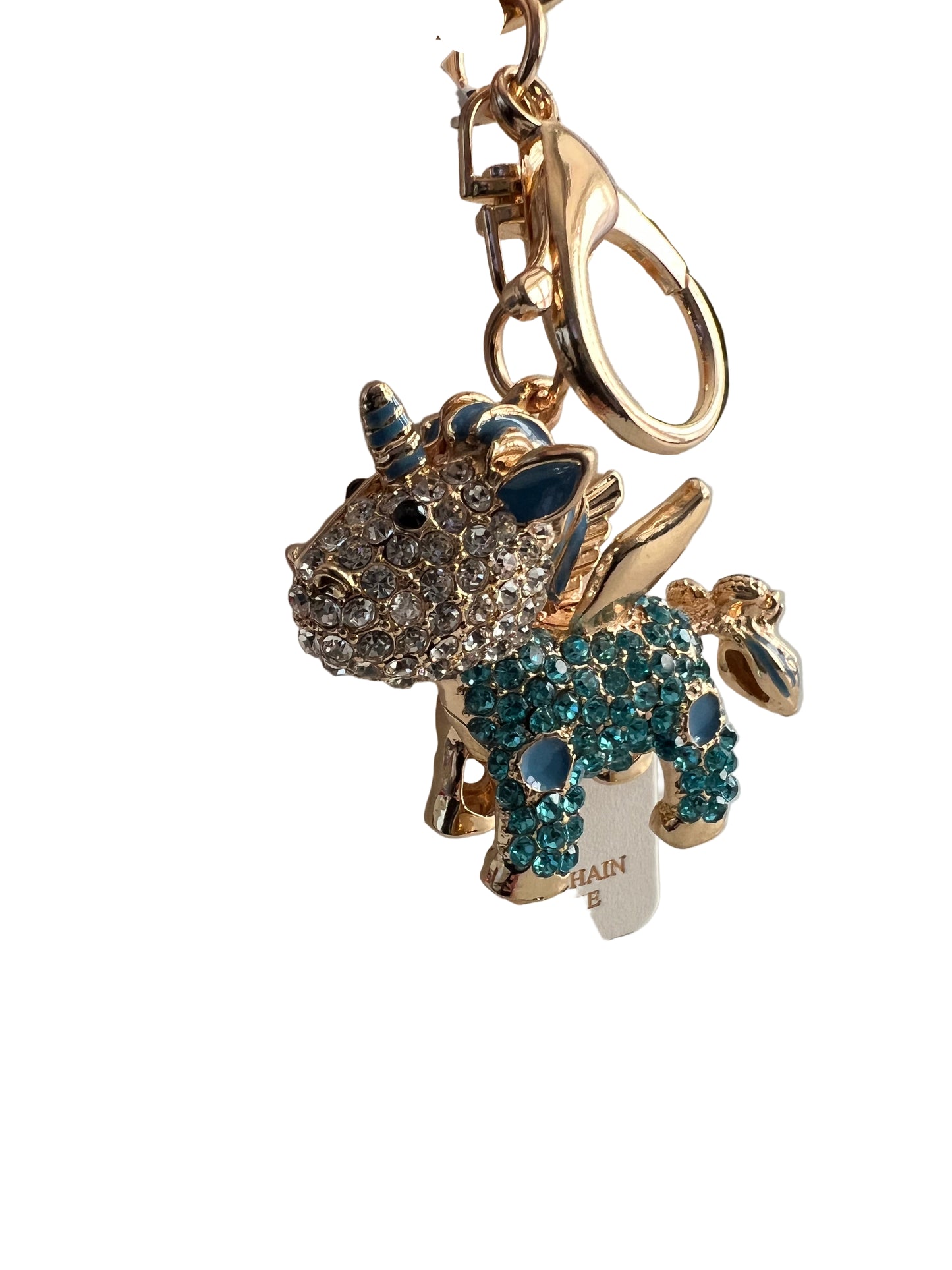 Crystal Unicorn Bag Charm