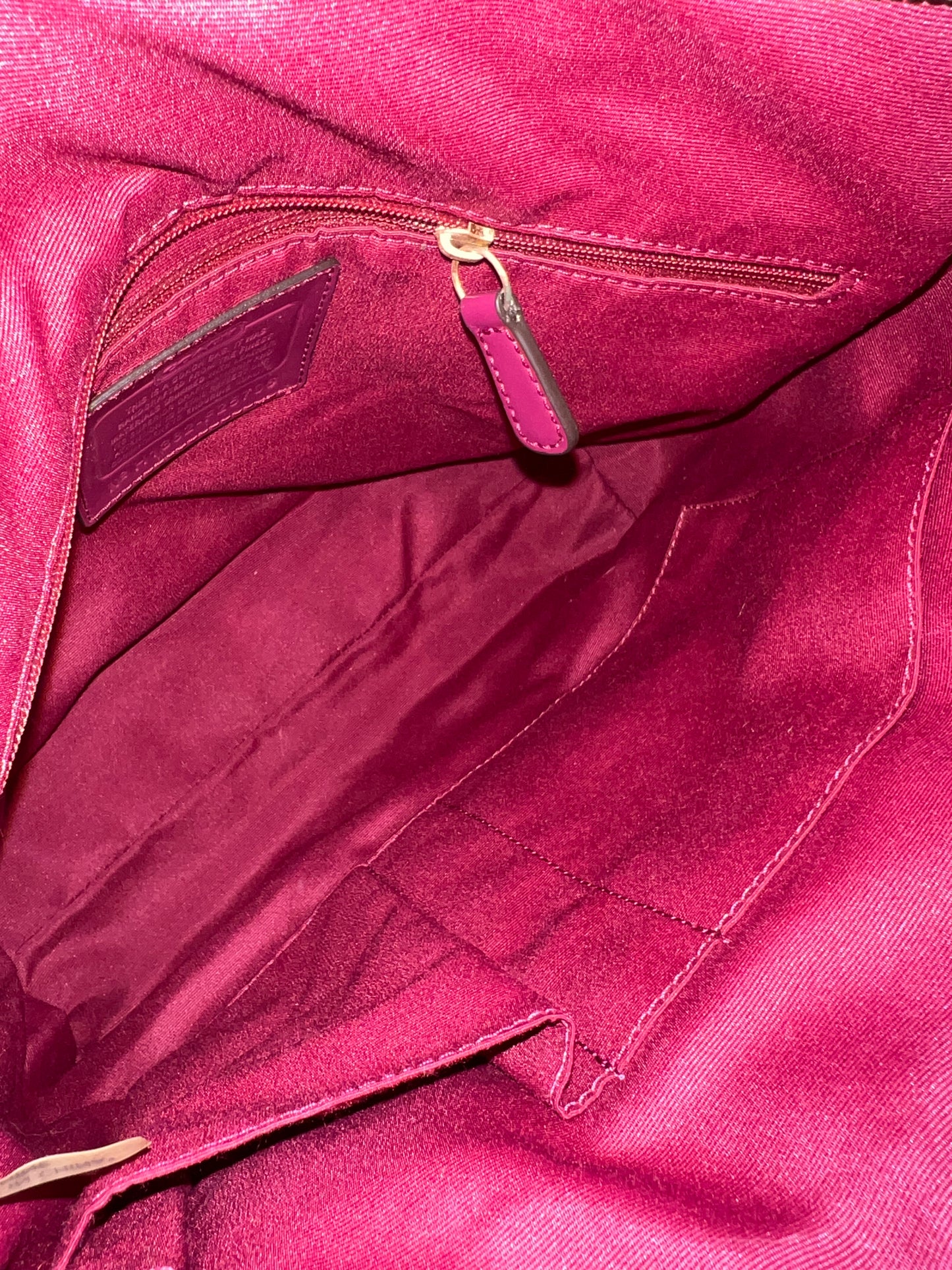 Coach Python Stripe Tote