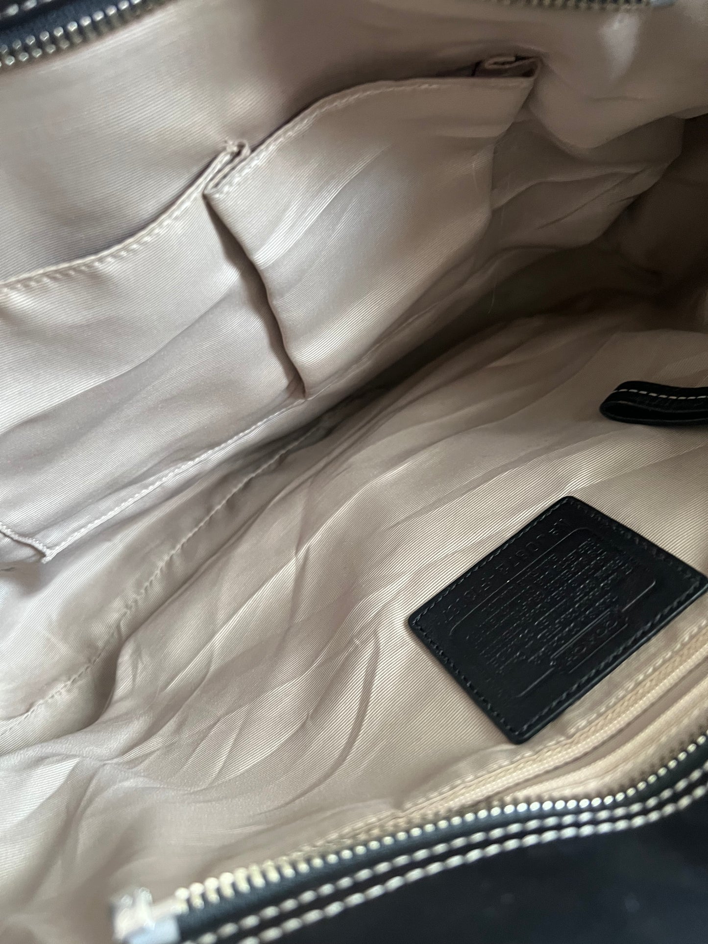 Coach Pebbled Leather Satchel