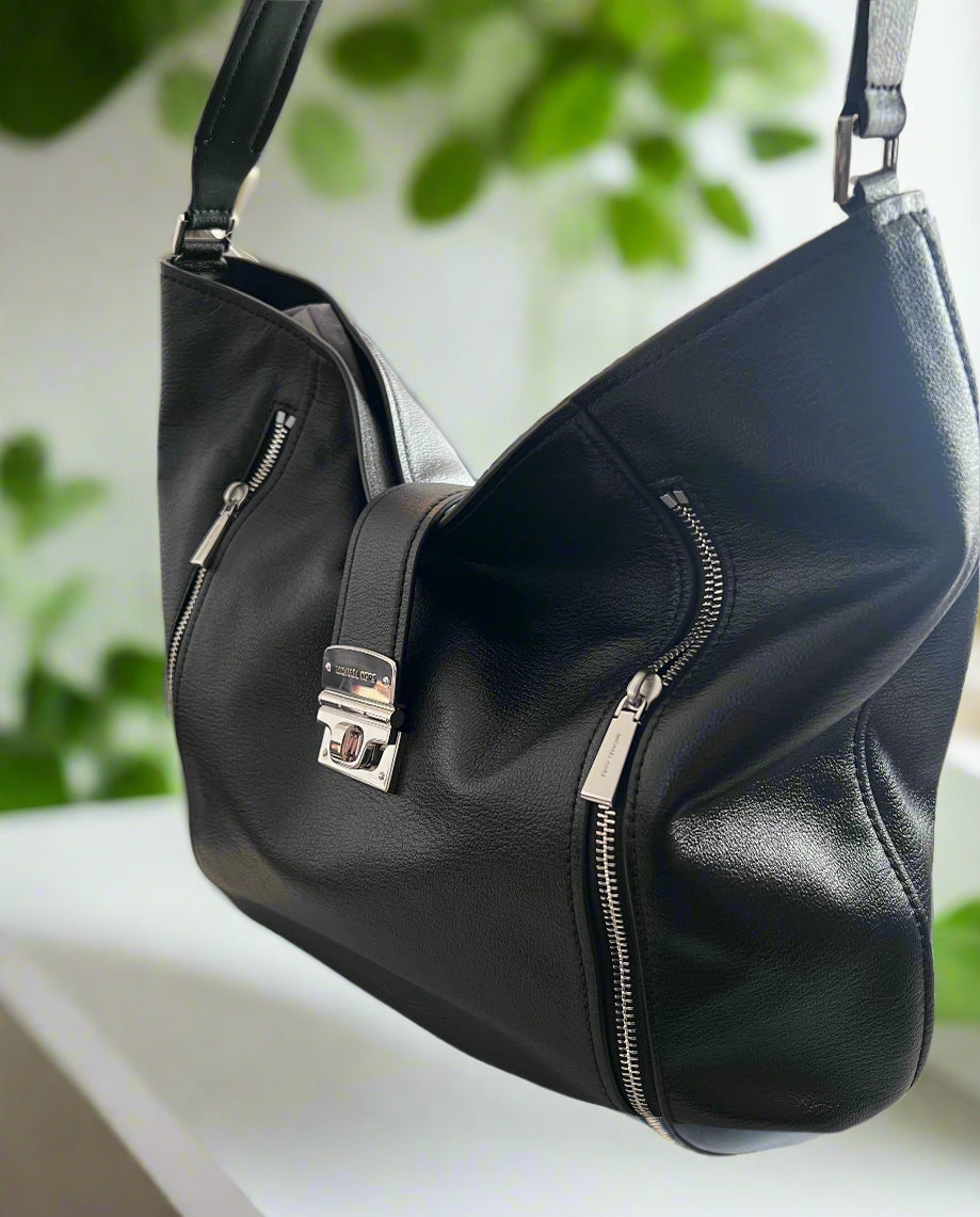 Michael Kors Addie Large Black Hobo