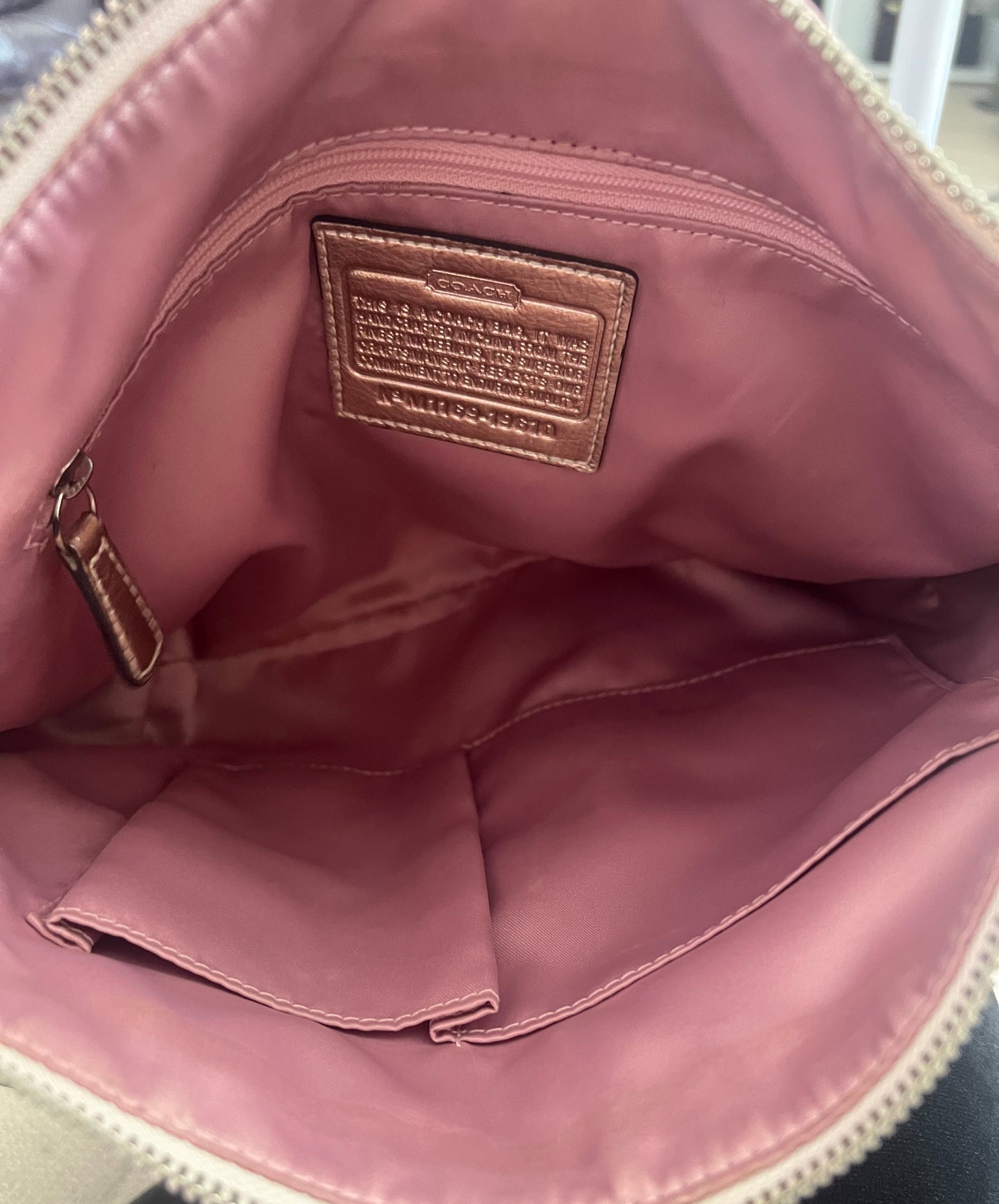 Coach Poppy Sequin Plaid Devon Bag