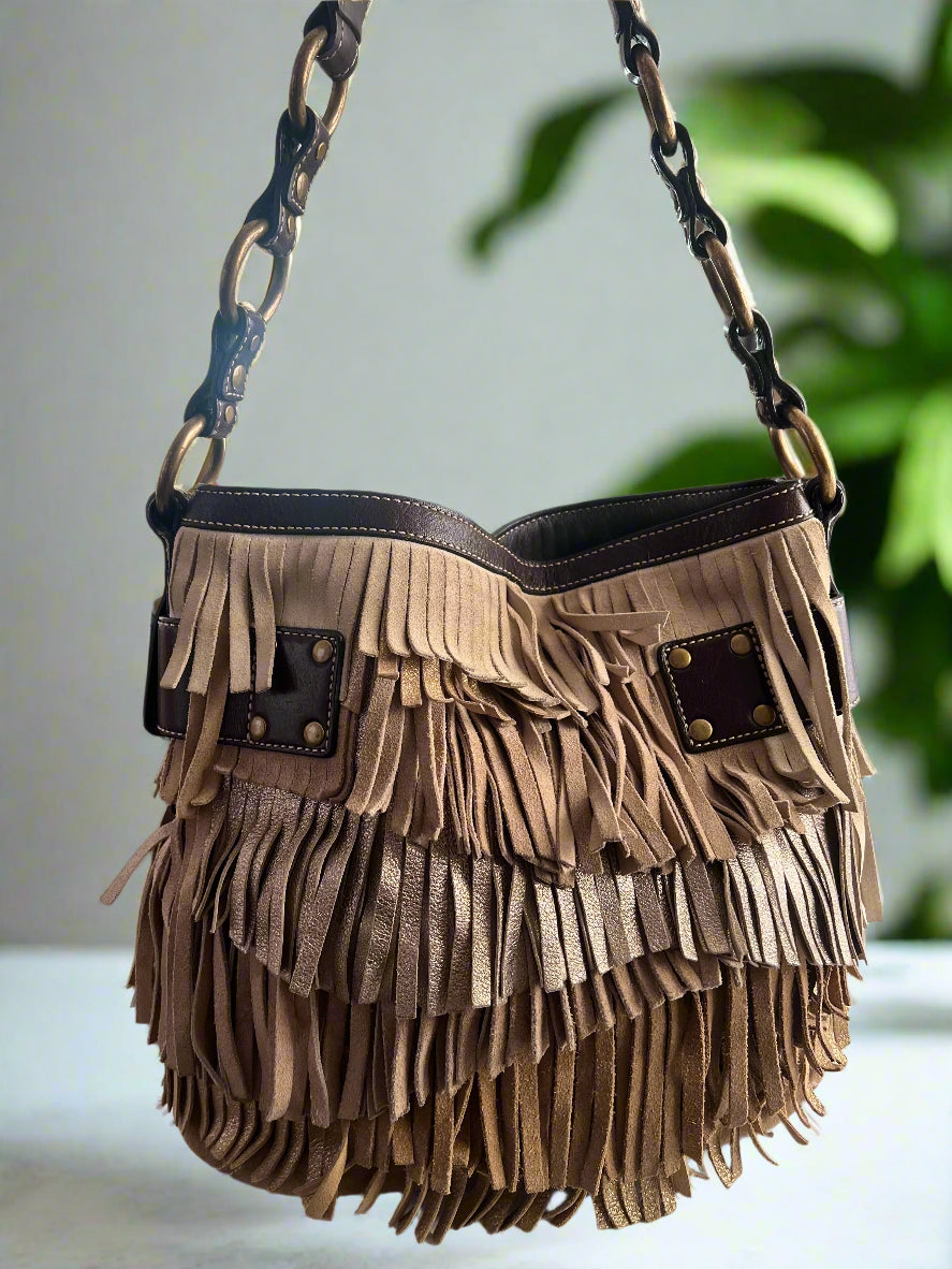 Coach Suede Fringe Bag