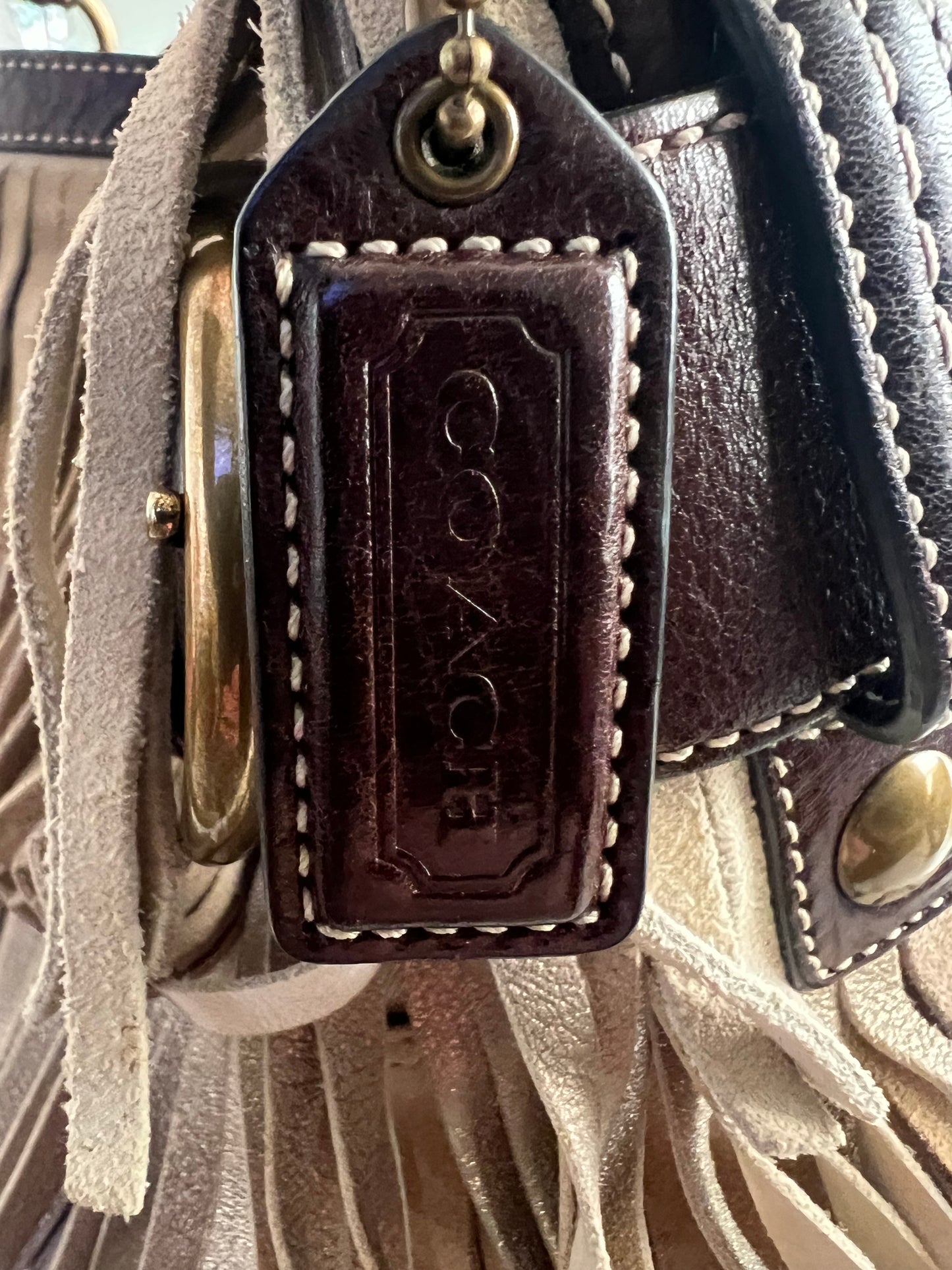 Coach Suede Fringe Bag