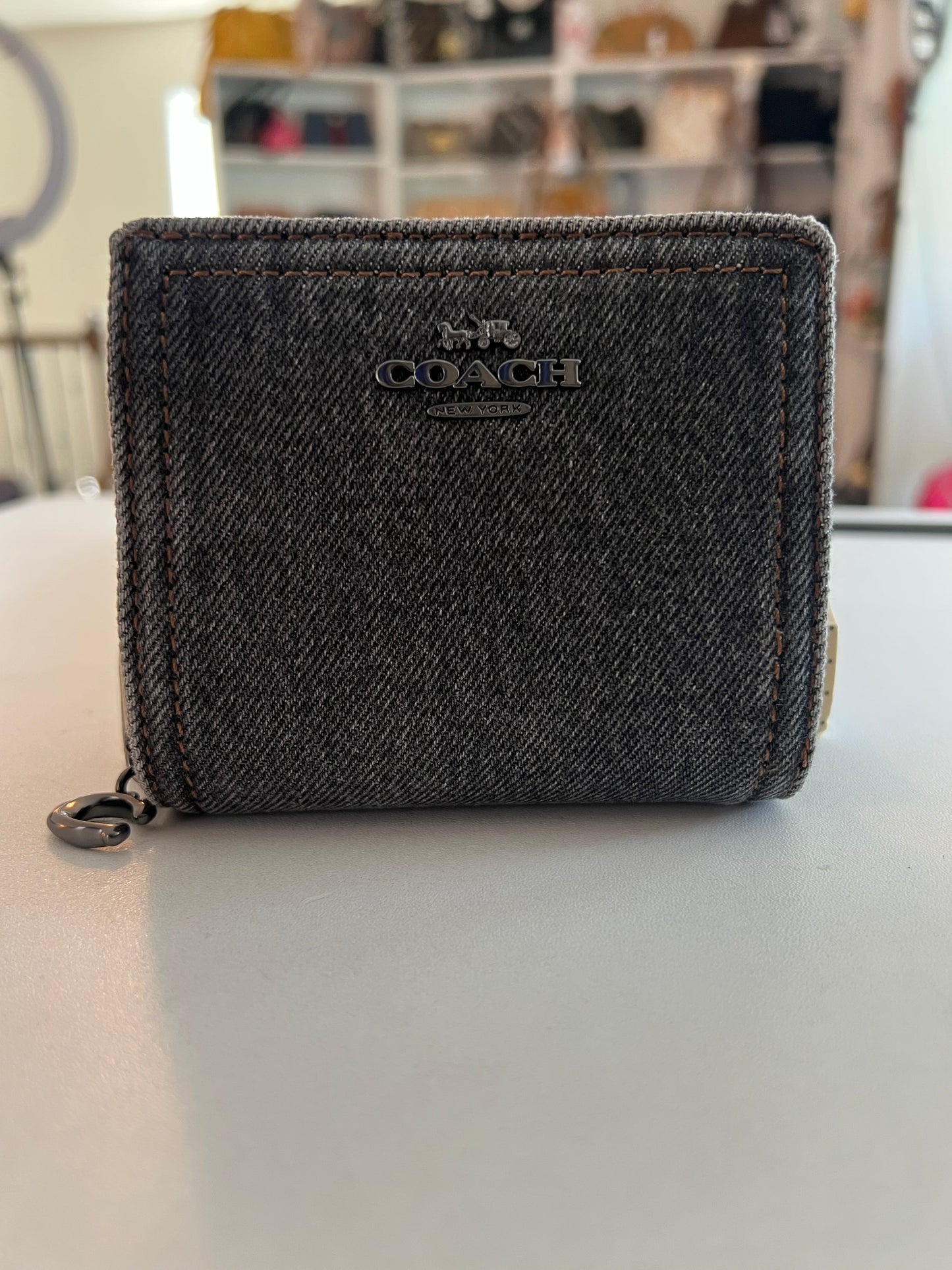 Coach Silver Toned Charm Necklace
