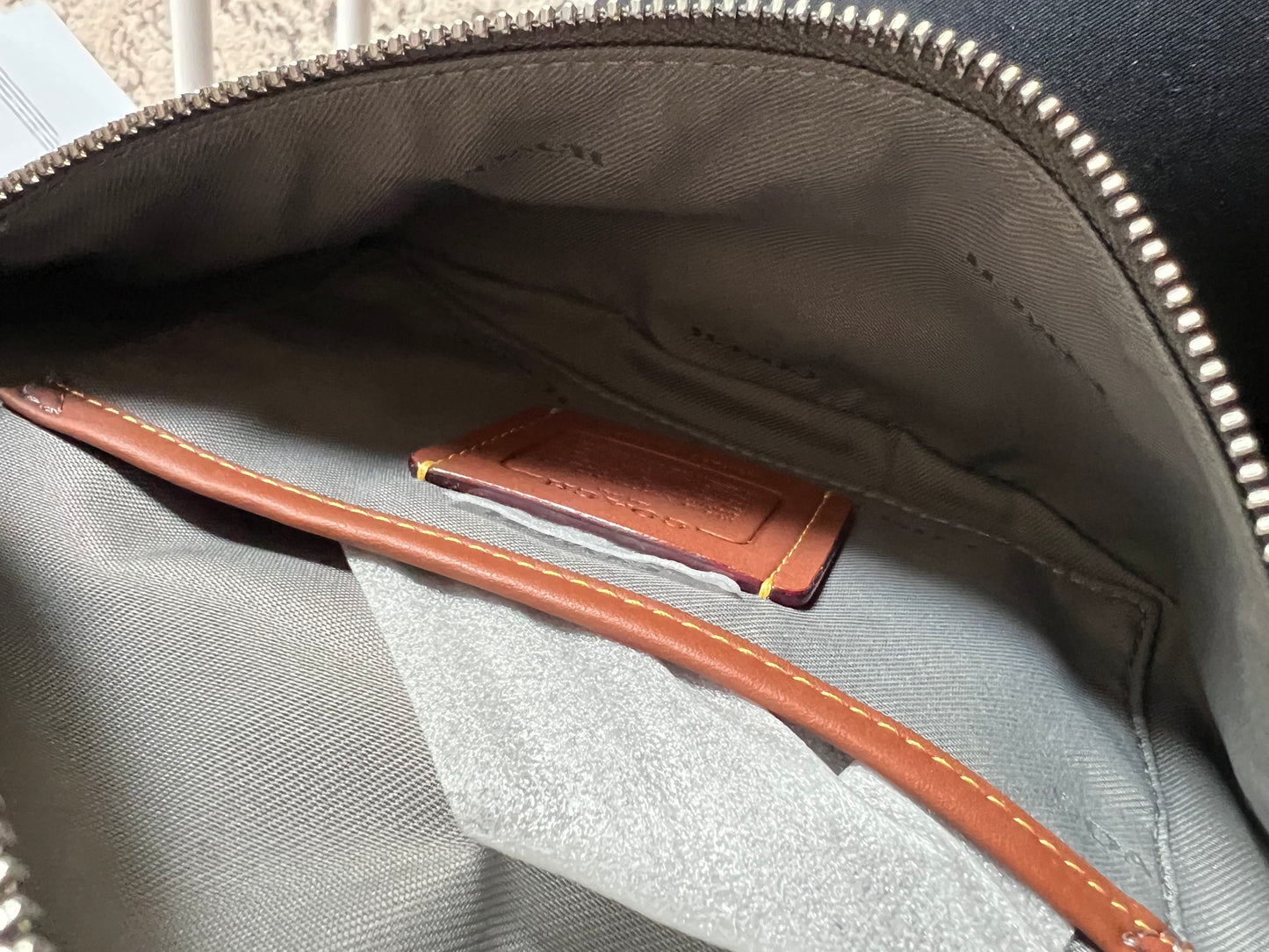 Coach Charter Leather Belt Bag