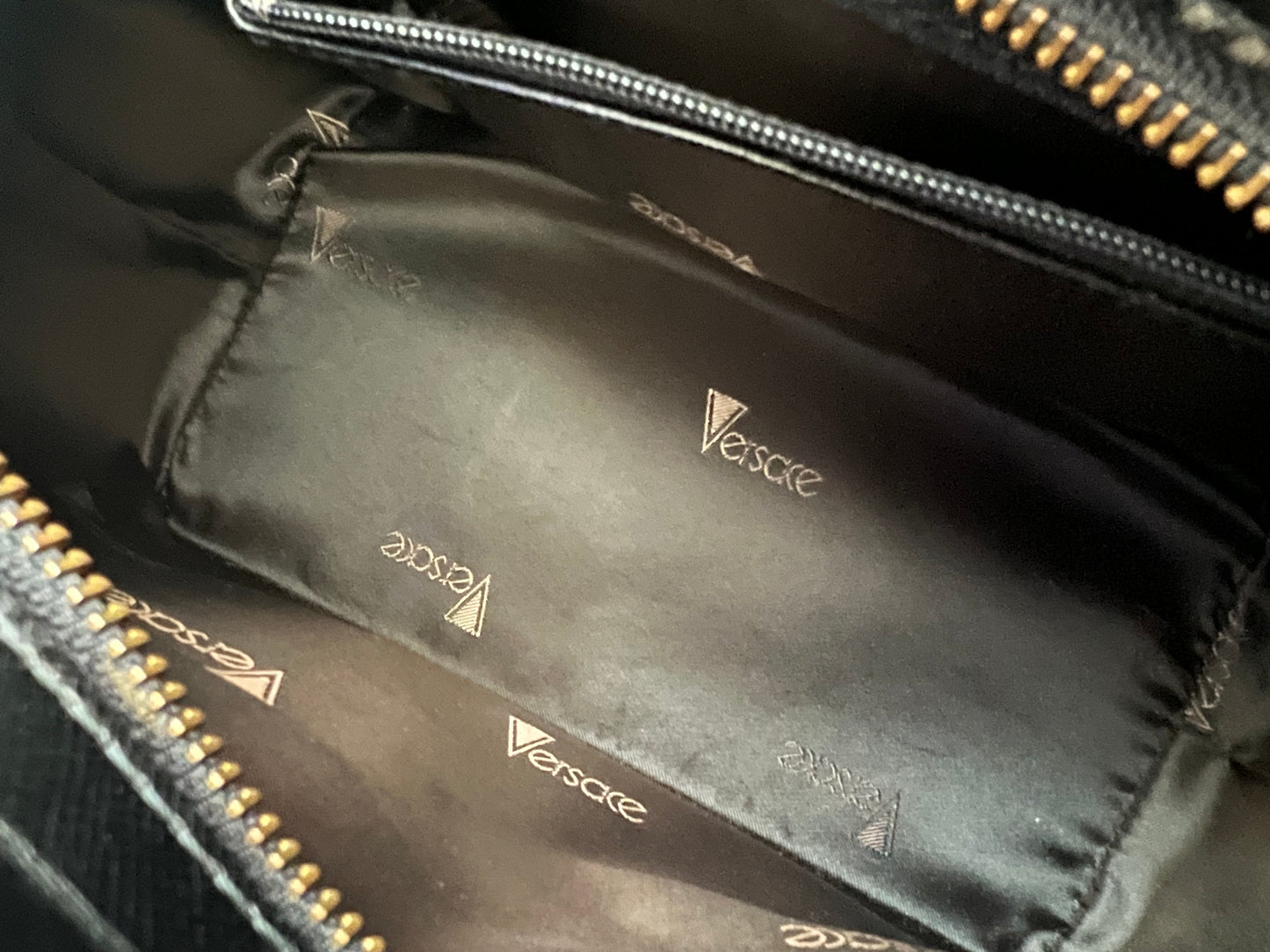 Gianni Versace Vintage Leather Satchel