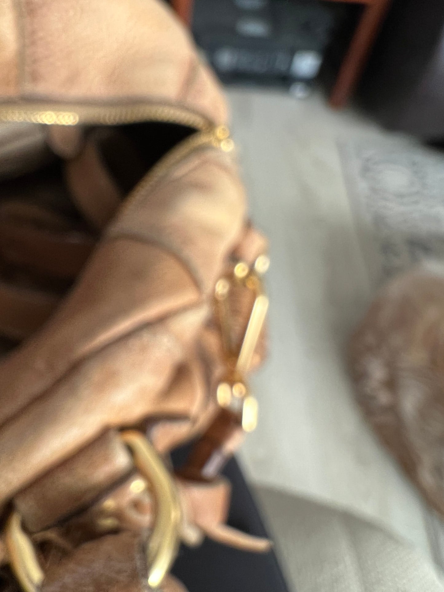 Prada Leather Bauletto Fringe Strap Satchel