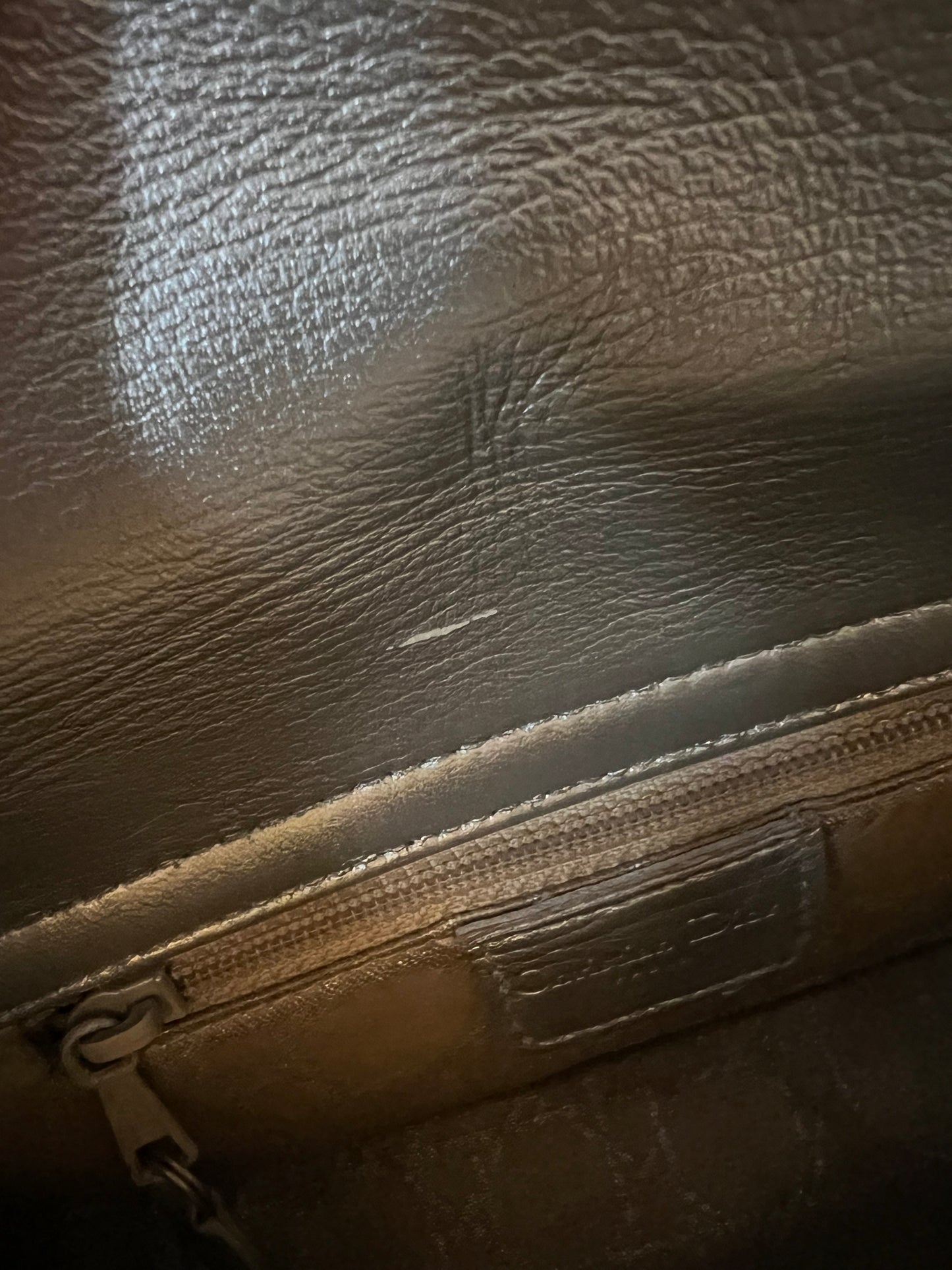 Dior Mini Quilted Metallic Silver Lady Dior