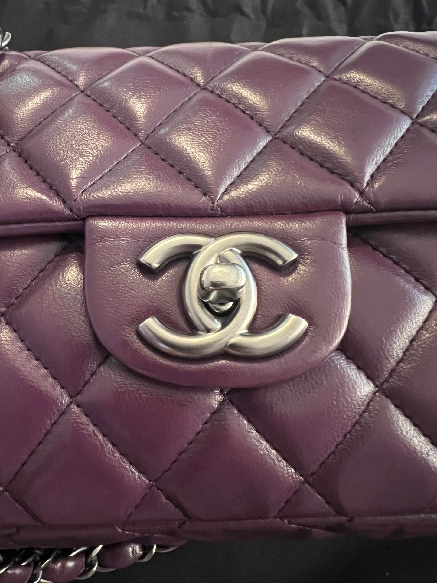 Chanel Quilted Lambskin East West