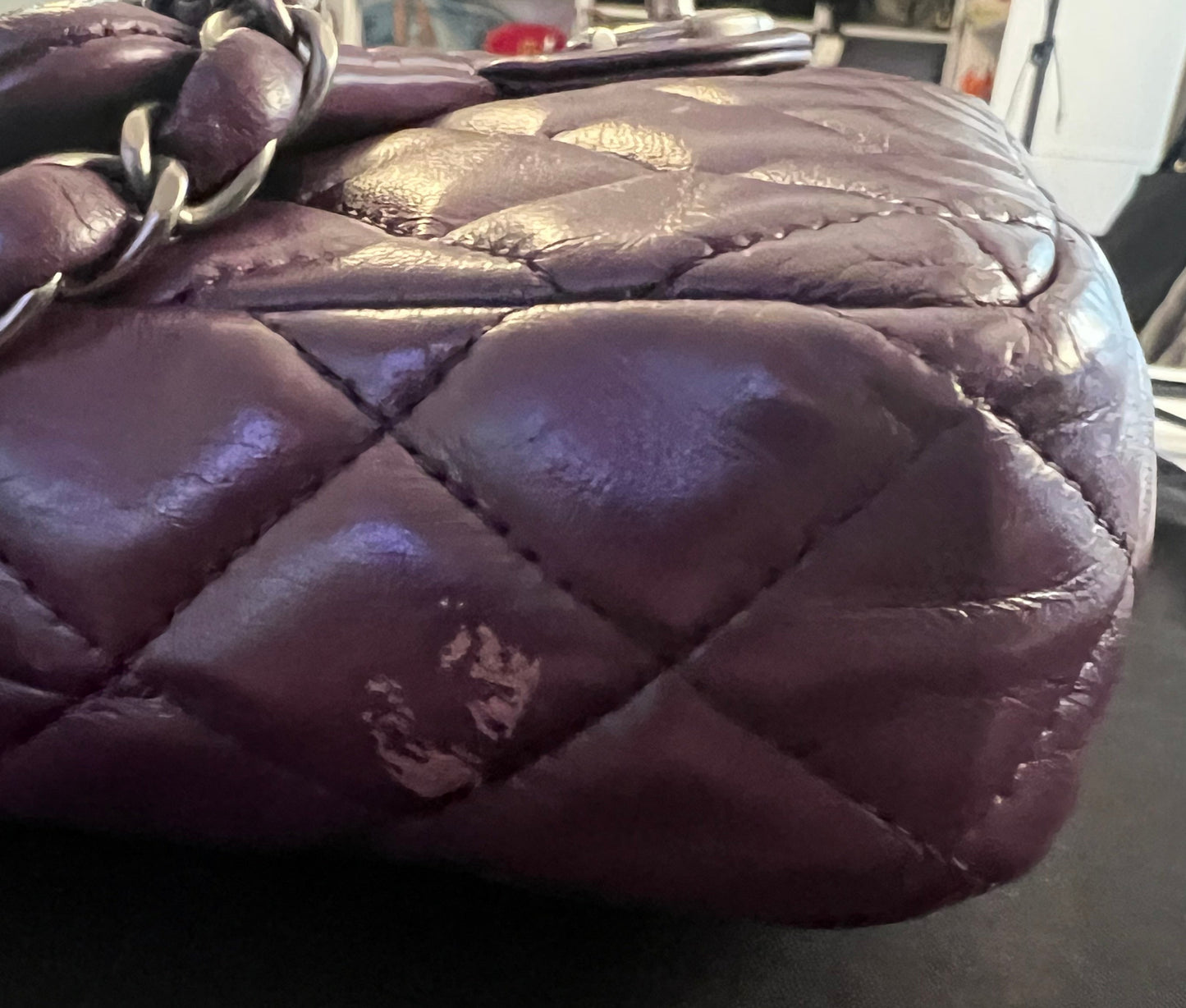 Chanel Quilted Lambskin East West