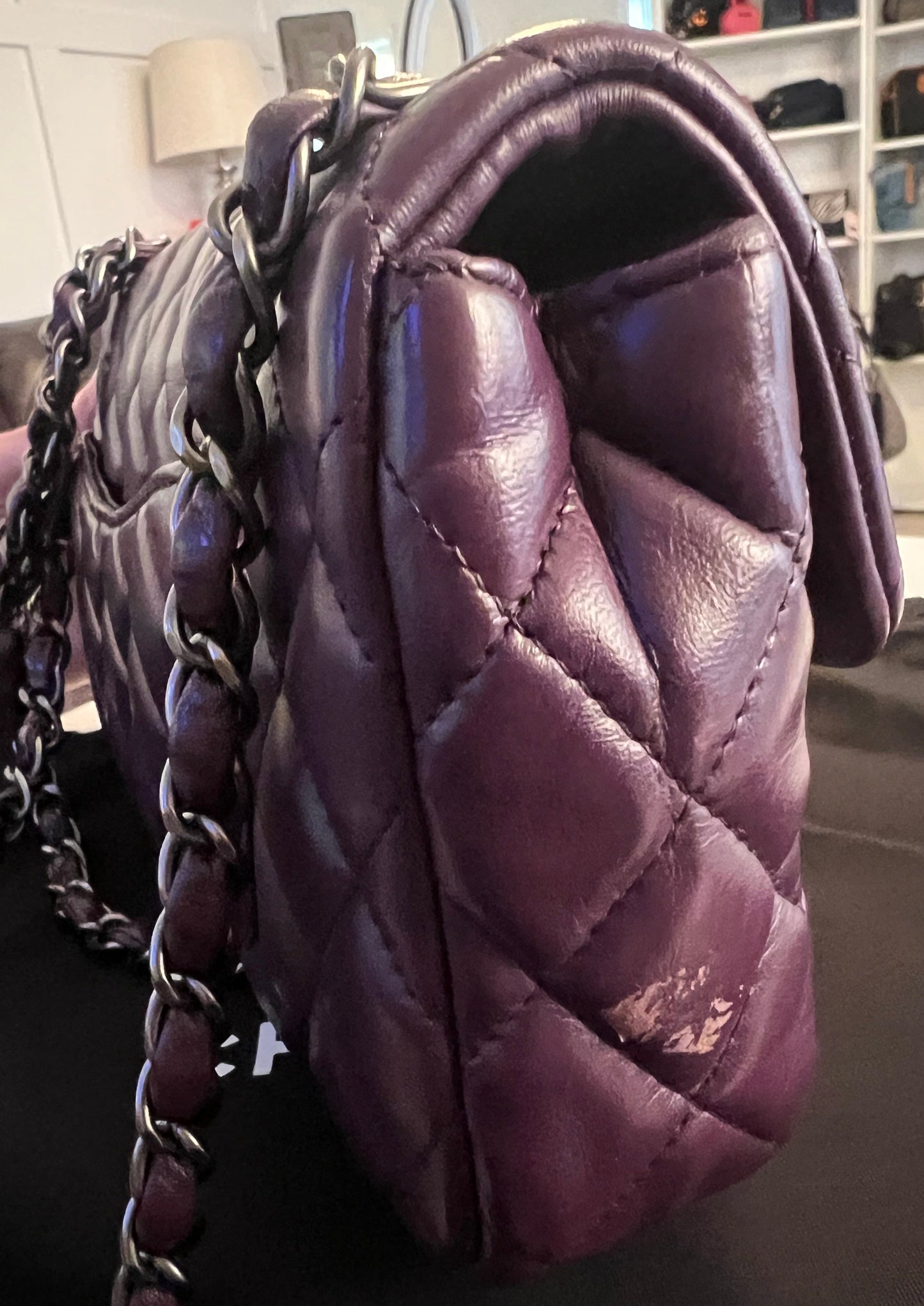 Chanel Quilted Lambskin East West
