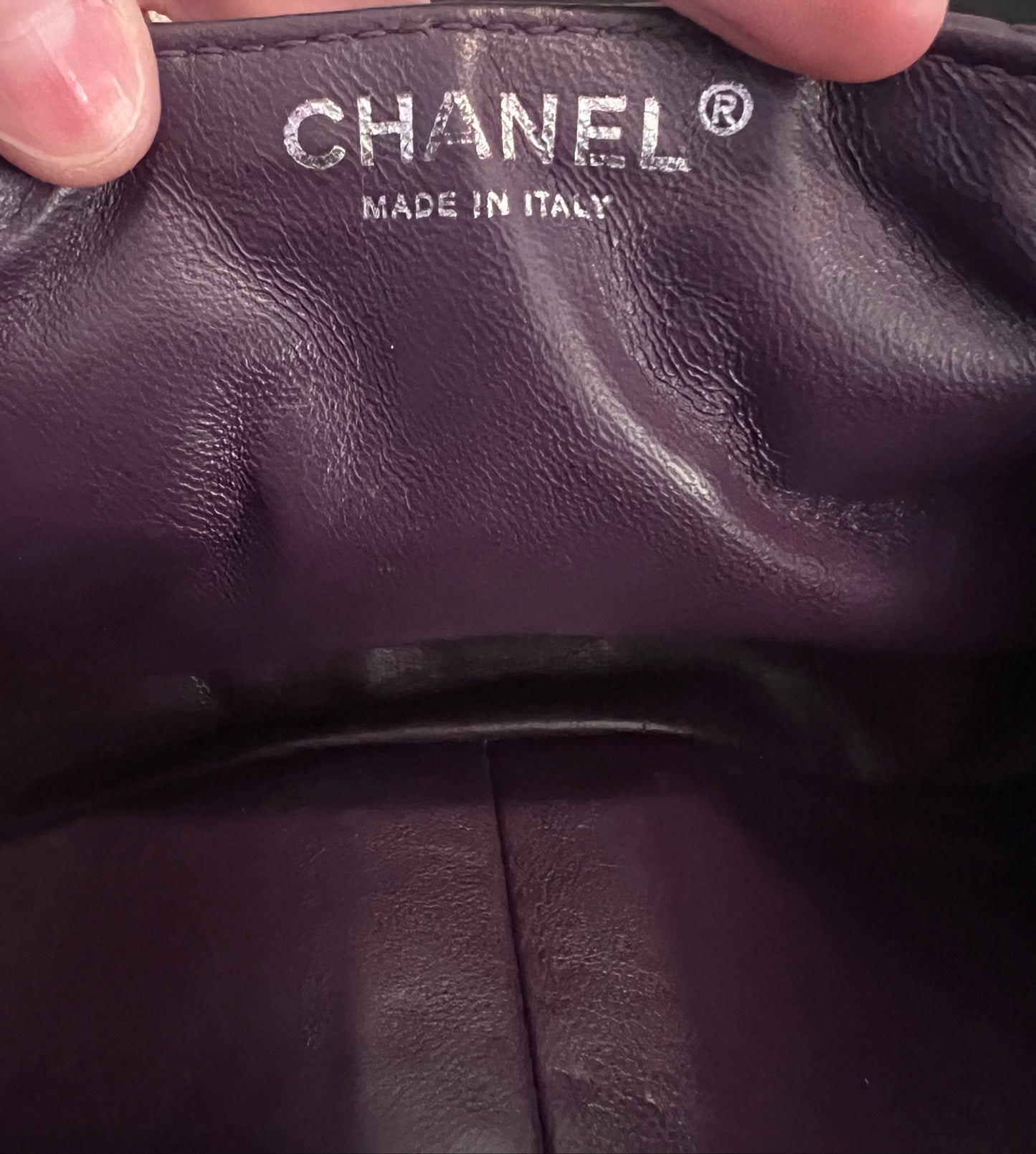 Chanel Quilted Lambskin East West