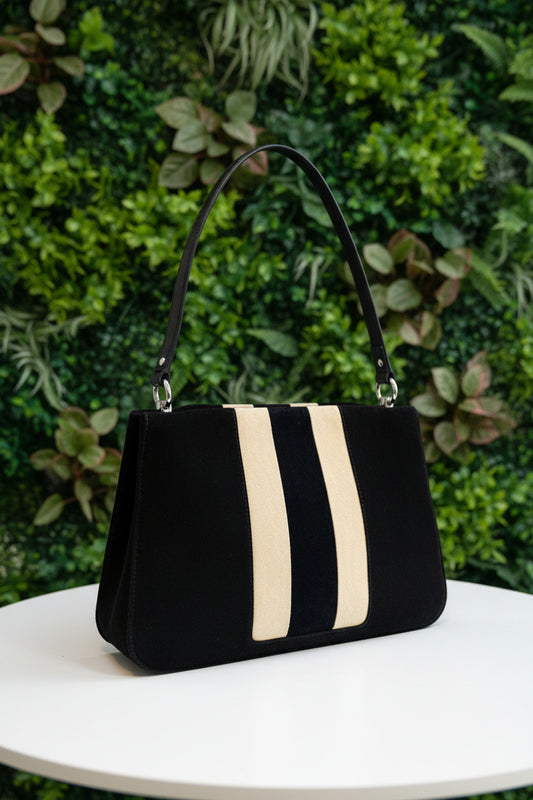 Gucci Velvet Blondie Web Flap Bag