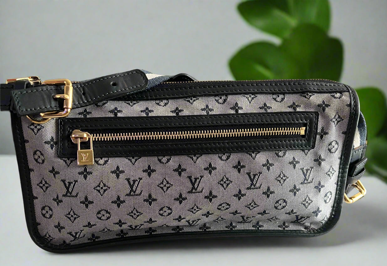 Louis Vuitton Navy Mini Lin Kathleen Pochette