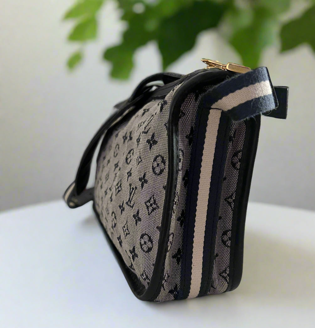 Louis Vuitton Navy Mini Lin Kathleen Pochette