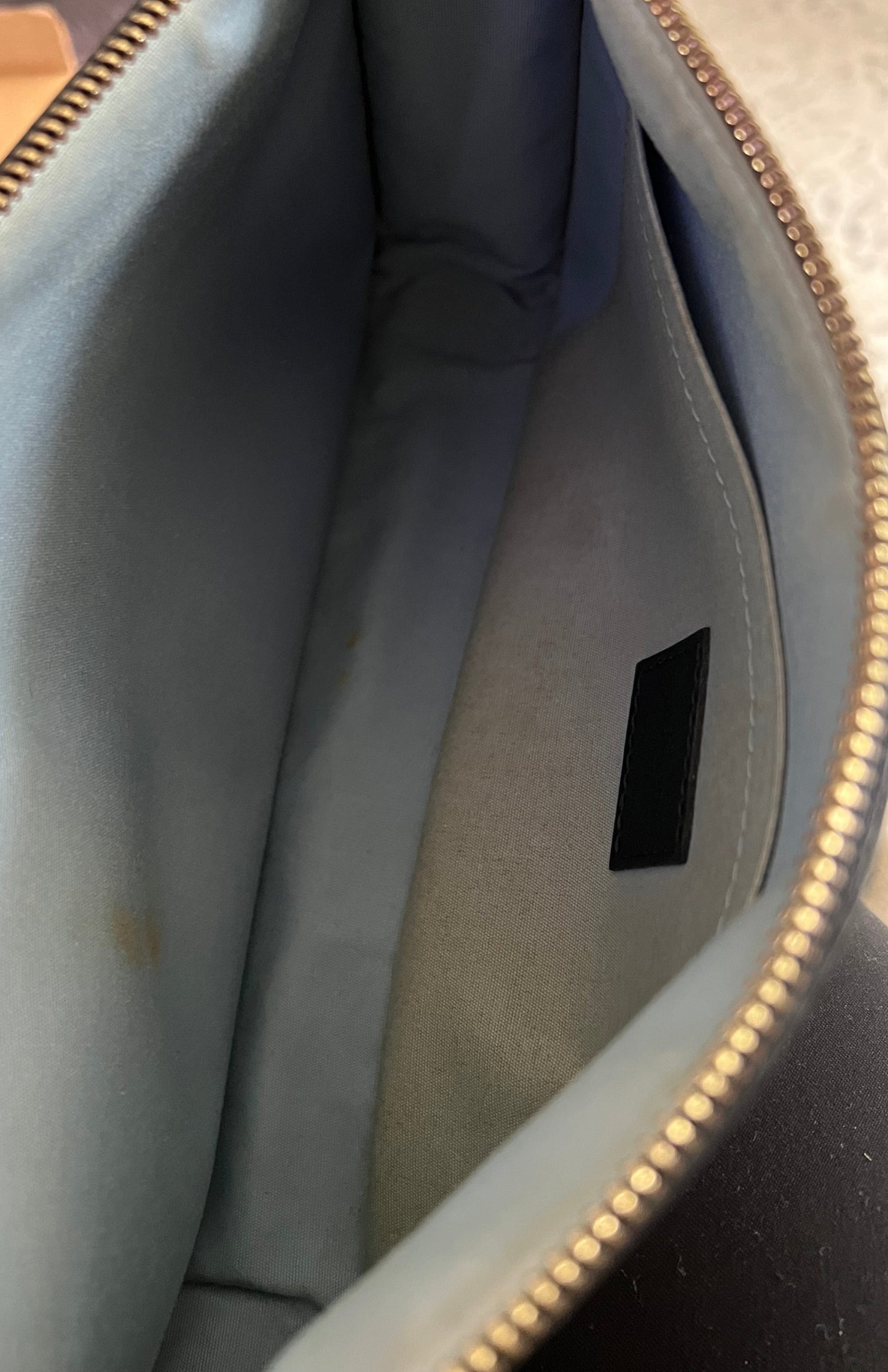 Louis Vuitton Navy Mini Lin Kathleen Pochette