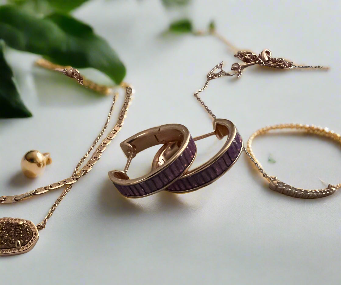 Kendra Scott Rose Gold Jewelry Bundle