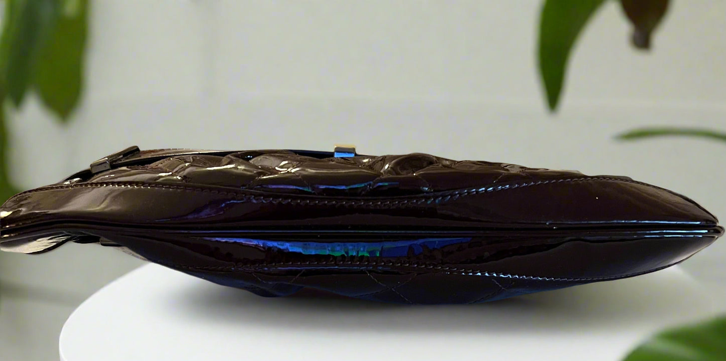 Burberry Patent Leather Shoulder Bag