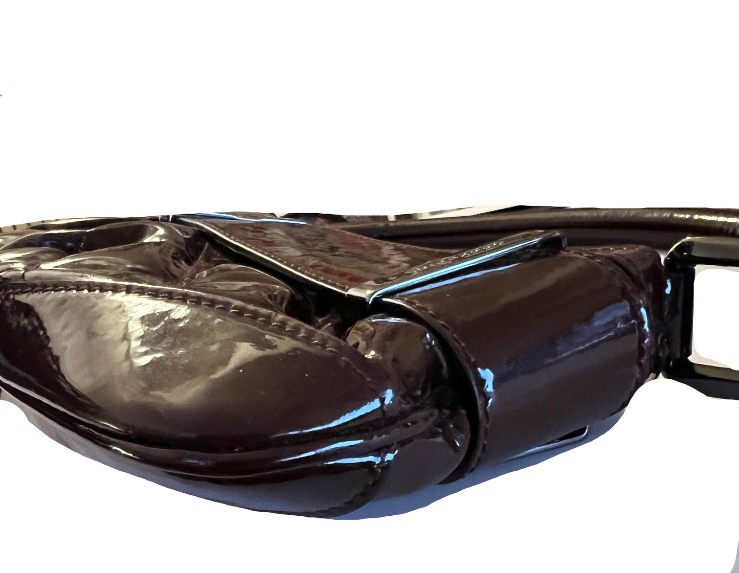 Burberry Patent Leather Shoulder Bag