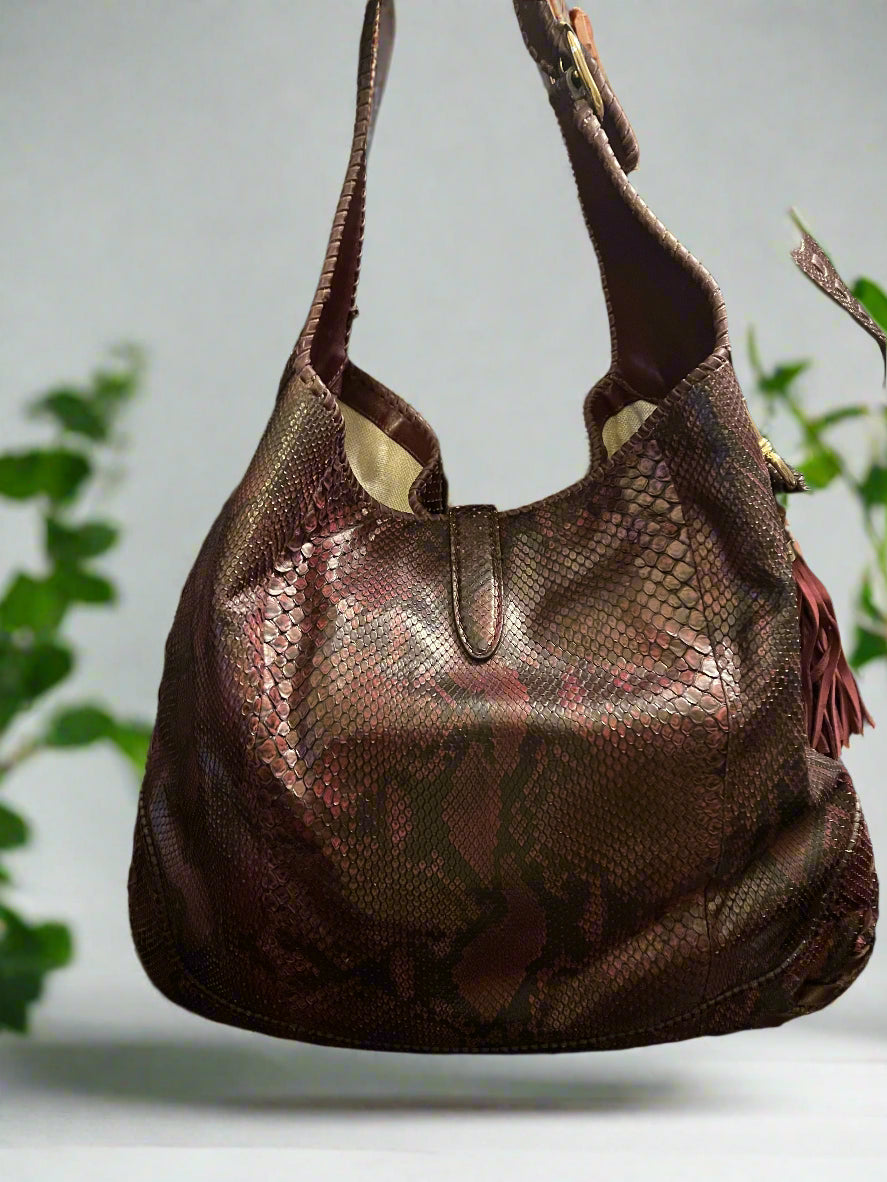 Gucci Python Jackie Hobo