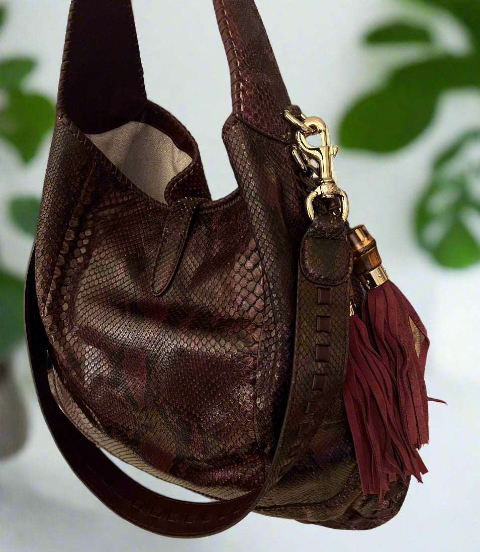Gucci Python Jackie Hobo