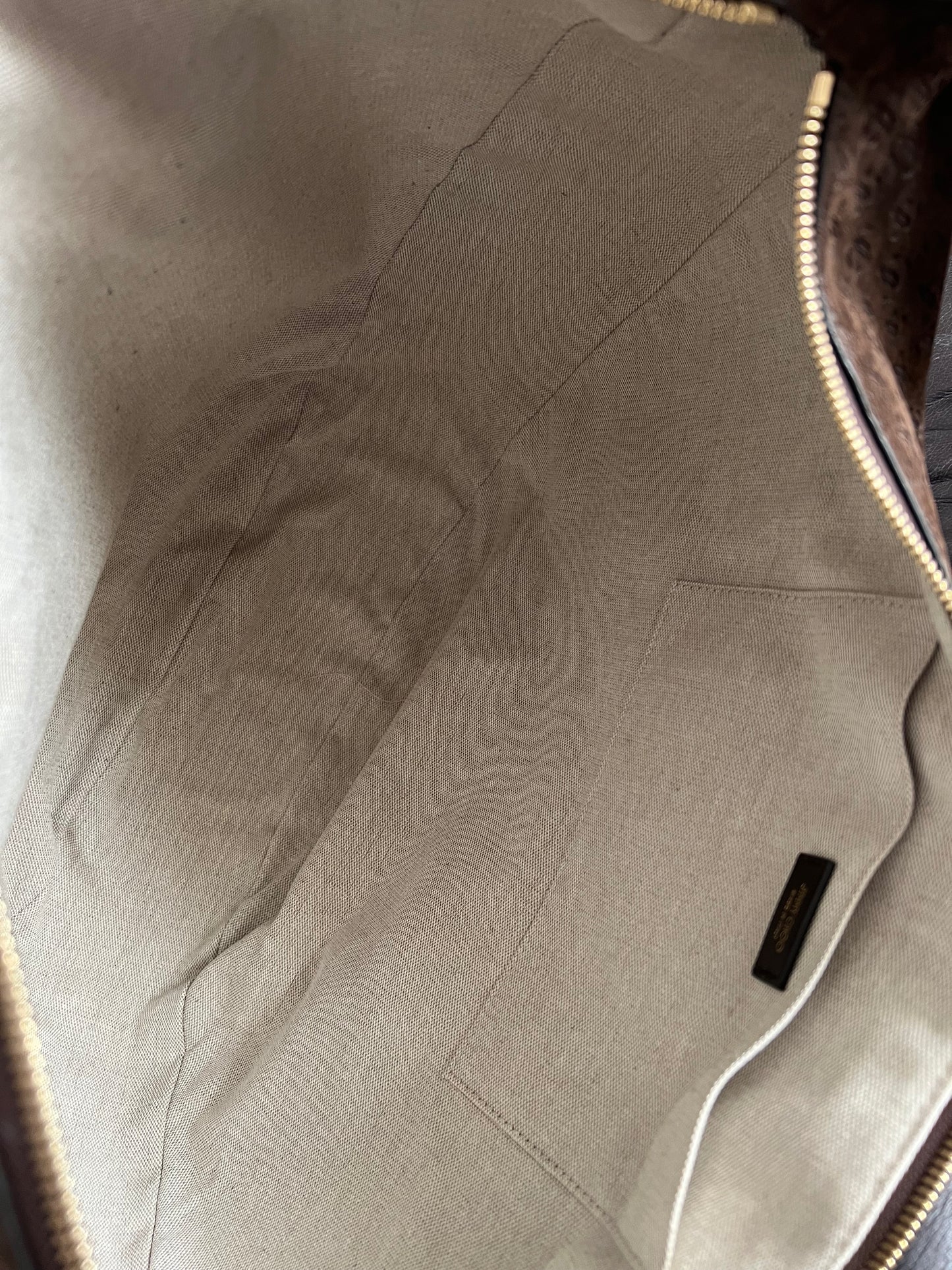 Jimmy Choo Repeat Logo Suede Hobo