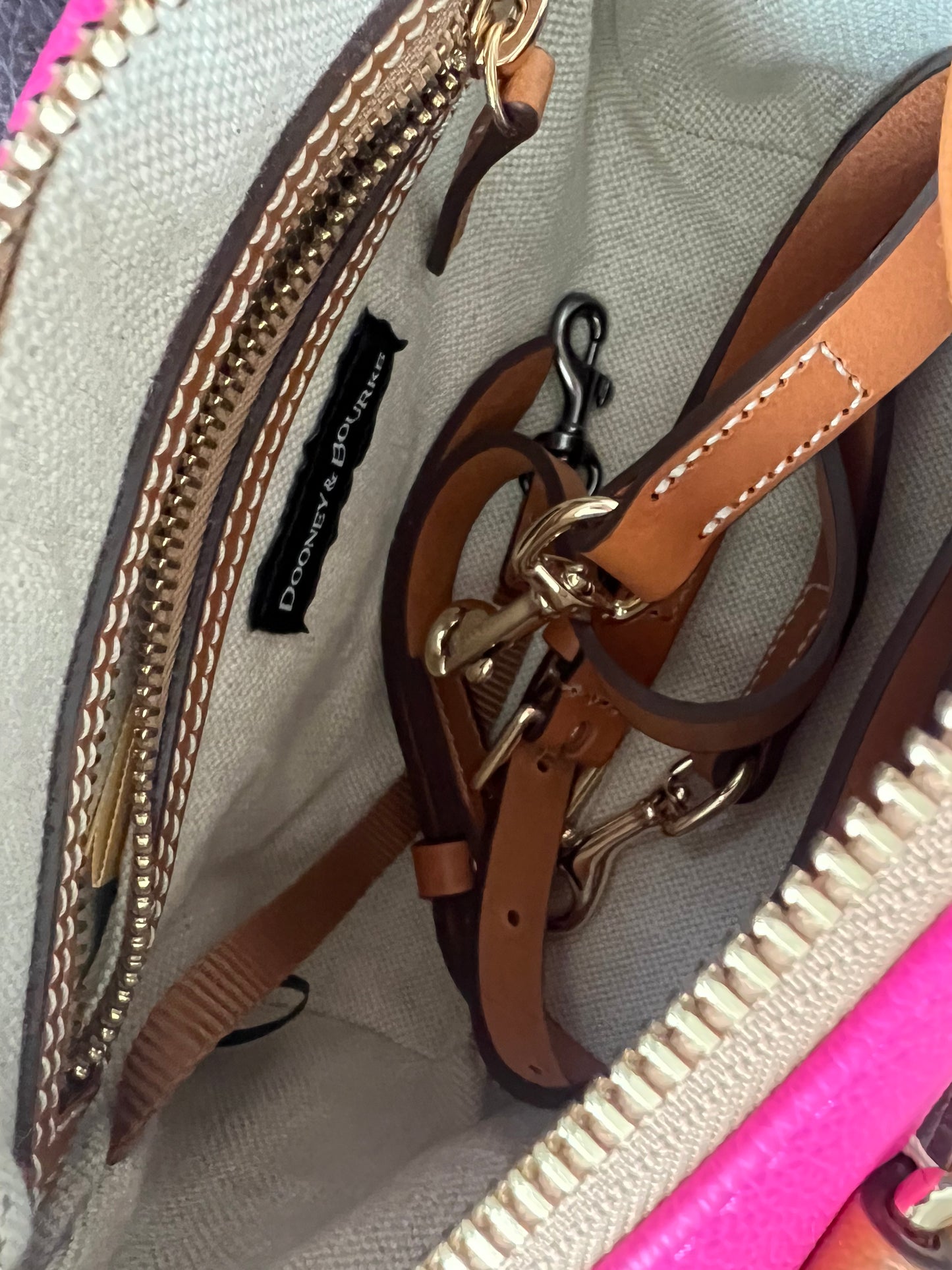 Dooney & Bourke Mini Barrel Satchel Pink
