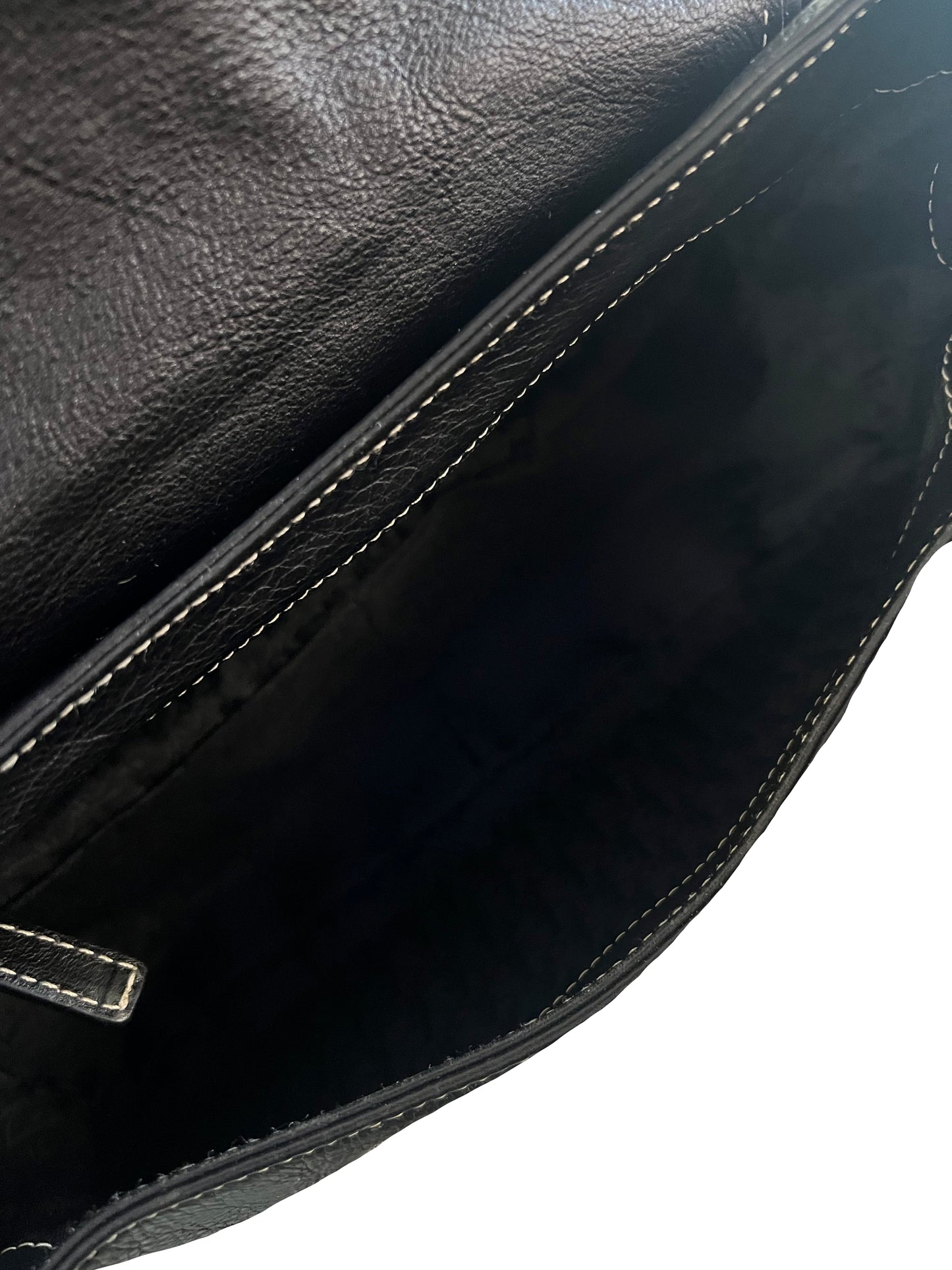 Dior Black Leather Saint Germain Satchel