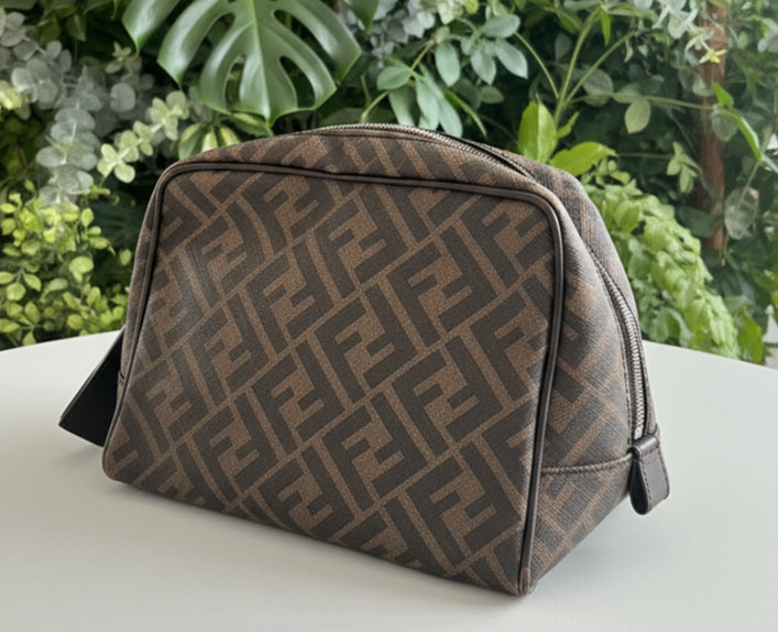 Fendi Coated Canvas Tolietry Pouch