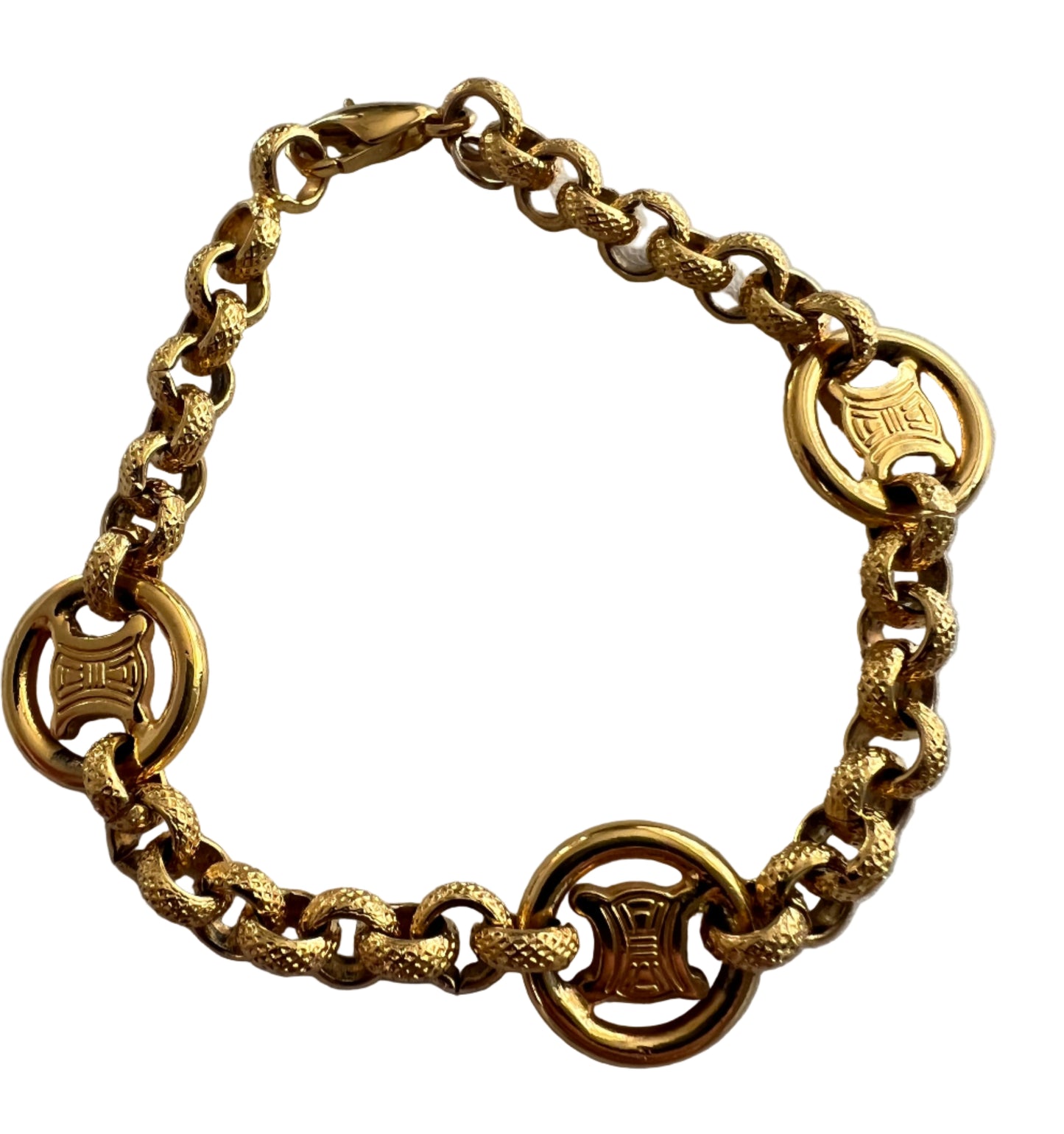 Celine Vintage Triomphe Bracelet