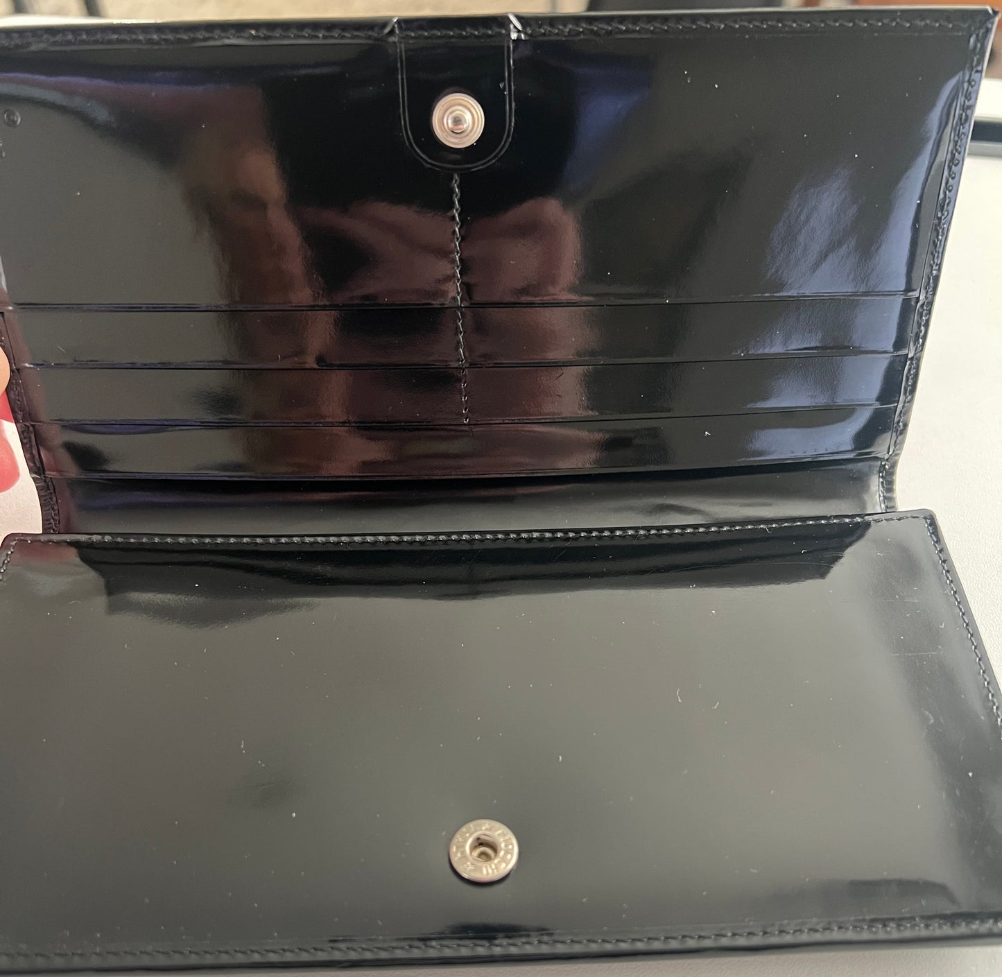 Gucci G Patent Leather Wallet