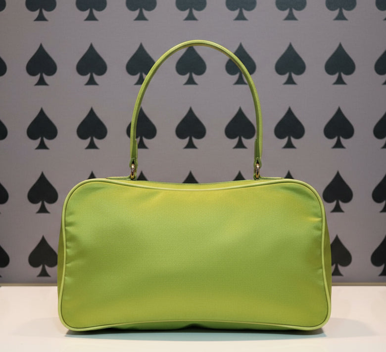 Prada Nylon Green Shoulder Bag
