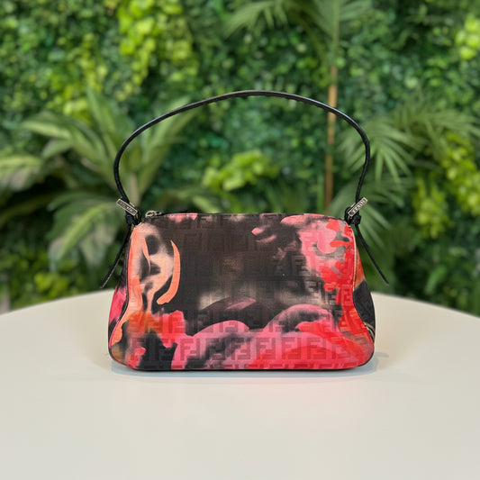 Fendi Zucchino Floral Mini Mamma Baguette