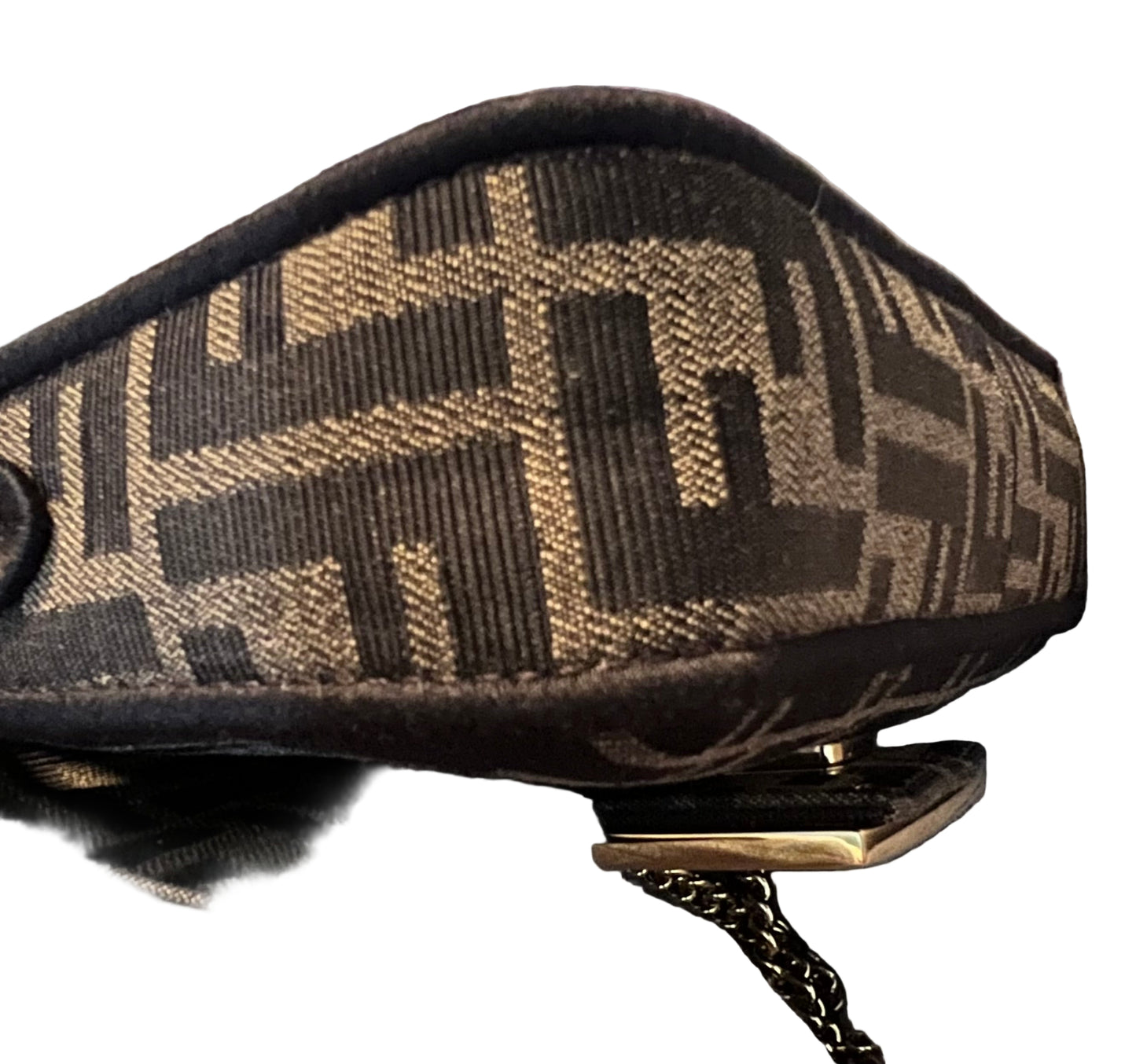 Fendi Midi Chain Zucca Baguette