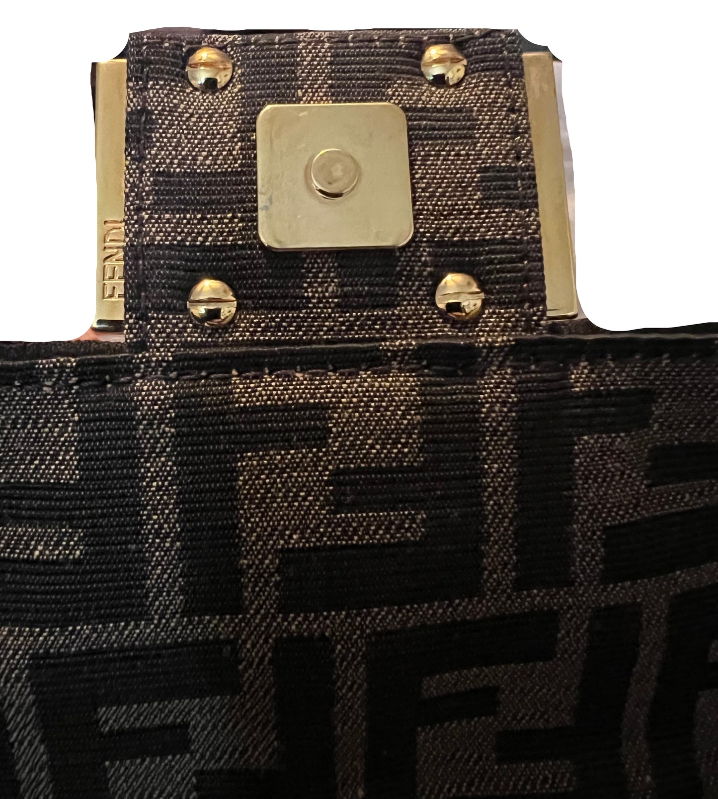 Fendi Midi Chain Zucca Baguette