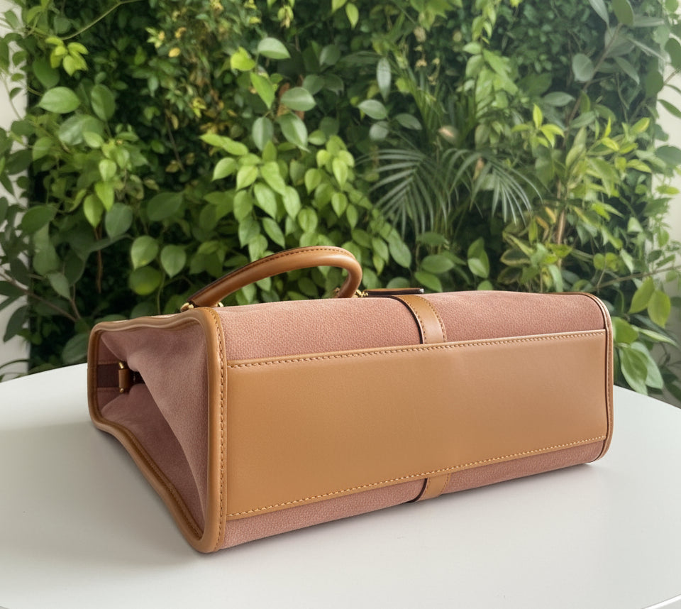 Gucci Vintage Suede and Leather Jackie Tote